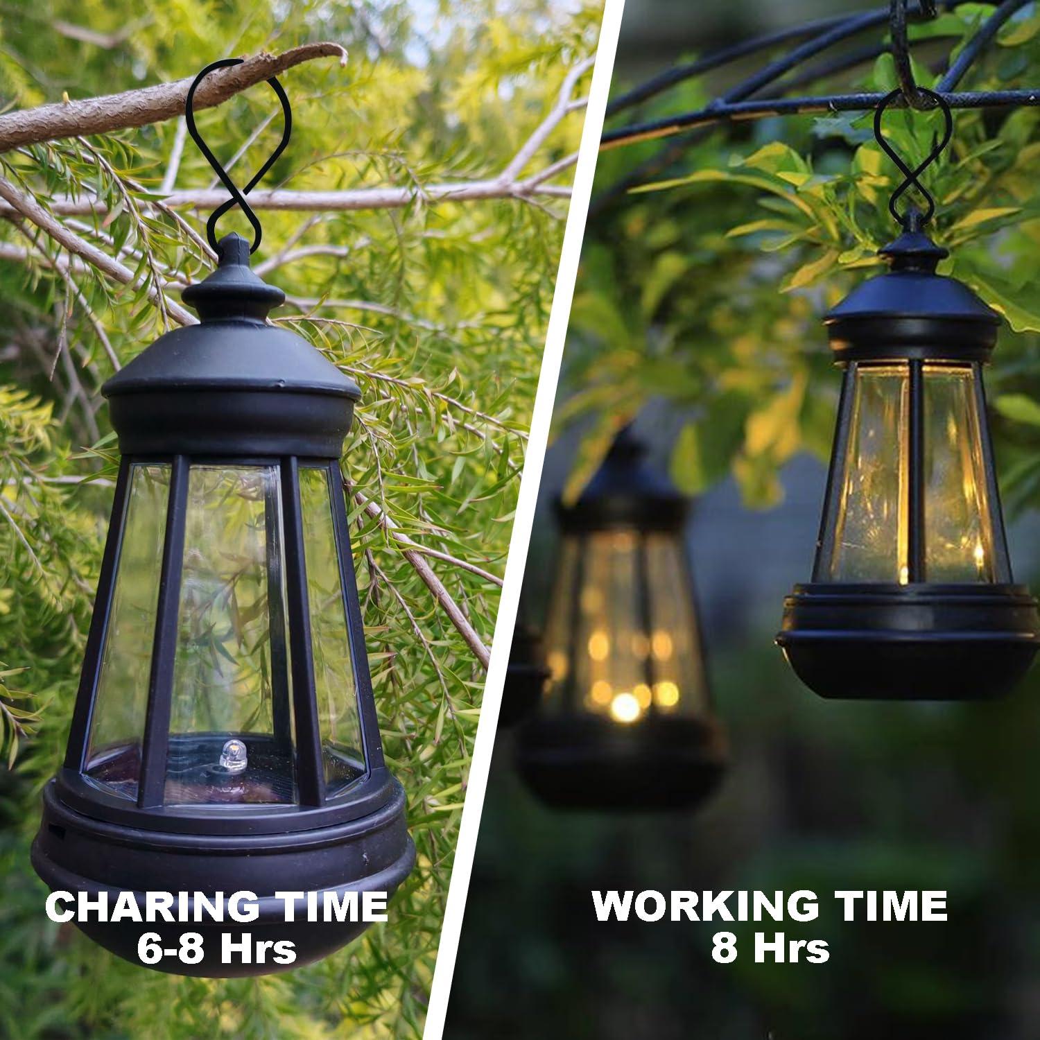 Solar-lantern Waterproof Lights Replacement - Garden Decor Outdoor Lighting Decorative Patio Lighting Solar Replacement(mini lantern 2pack)