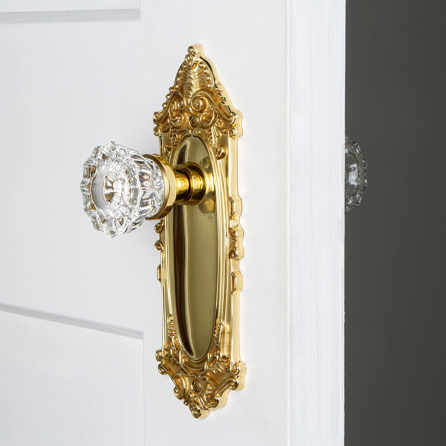 Victorian Plate with Crystal Door Knob