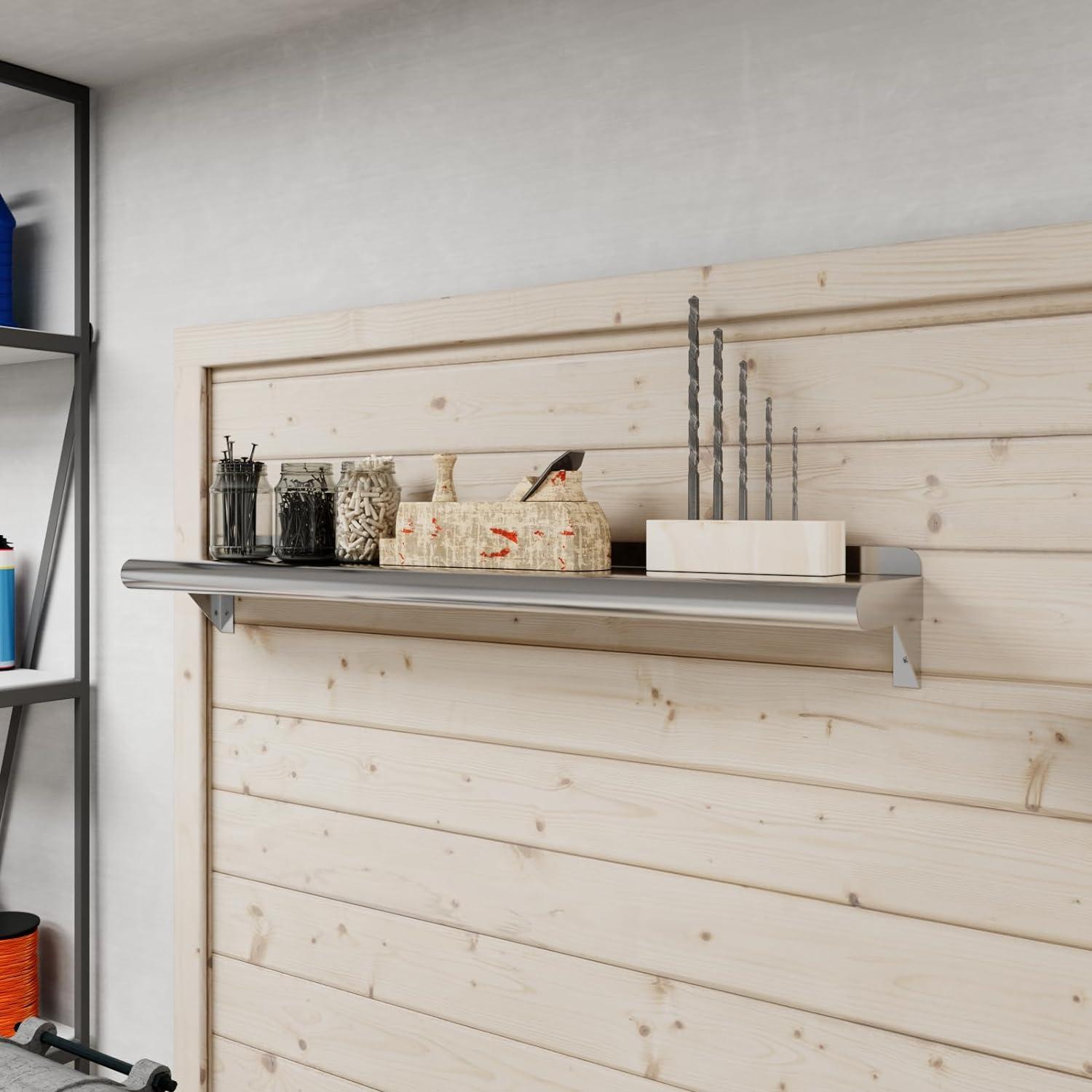 Stainless Steel Wall Shelf