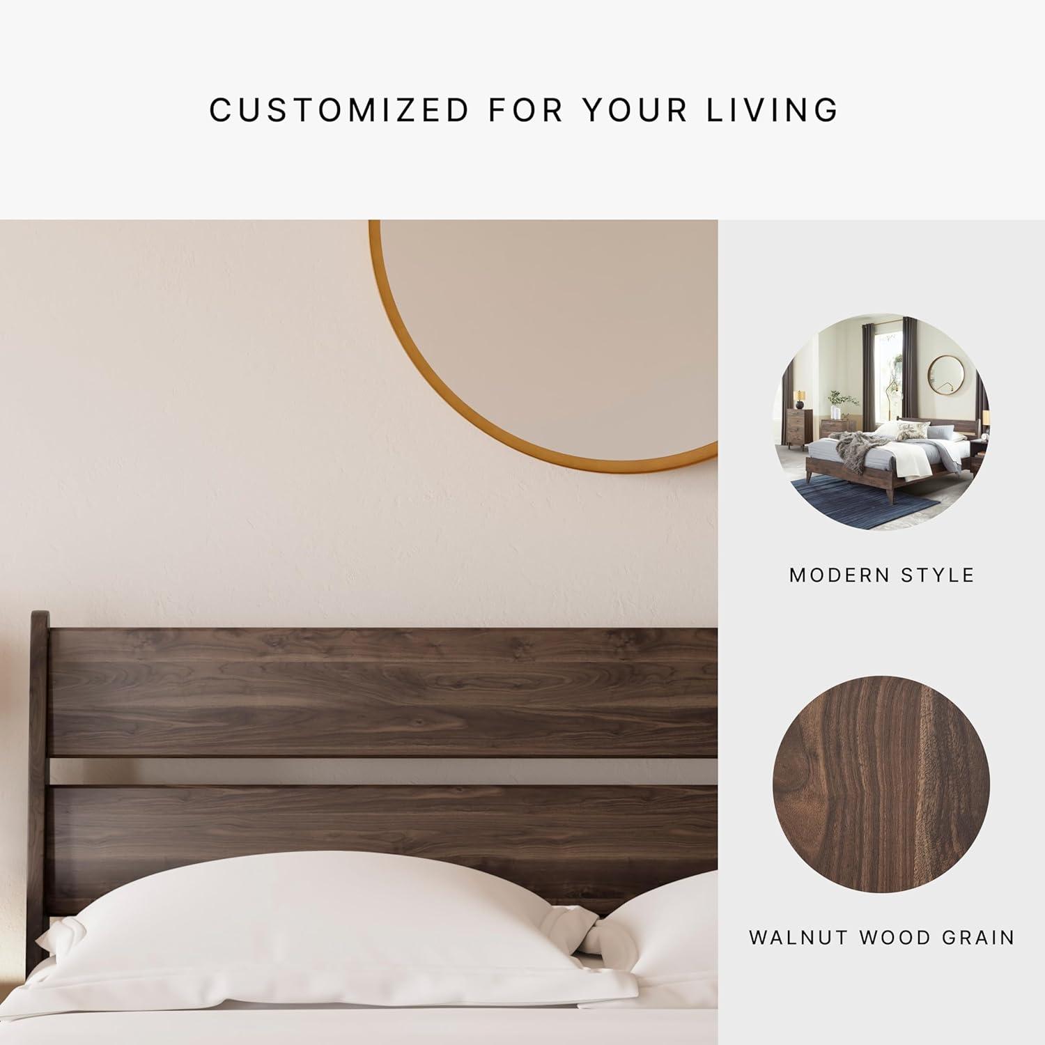 Queen Calverson Panel Headboard Mocha - Signature Design by Ashley