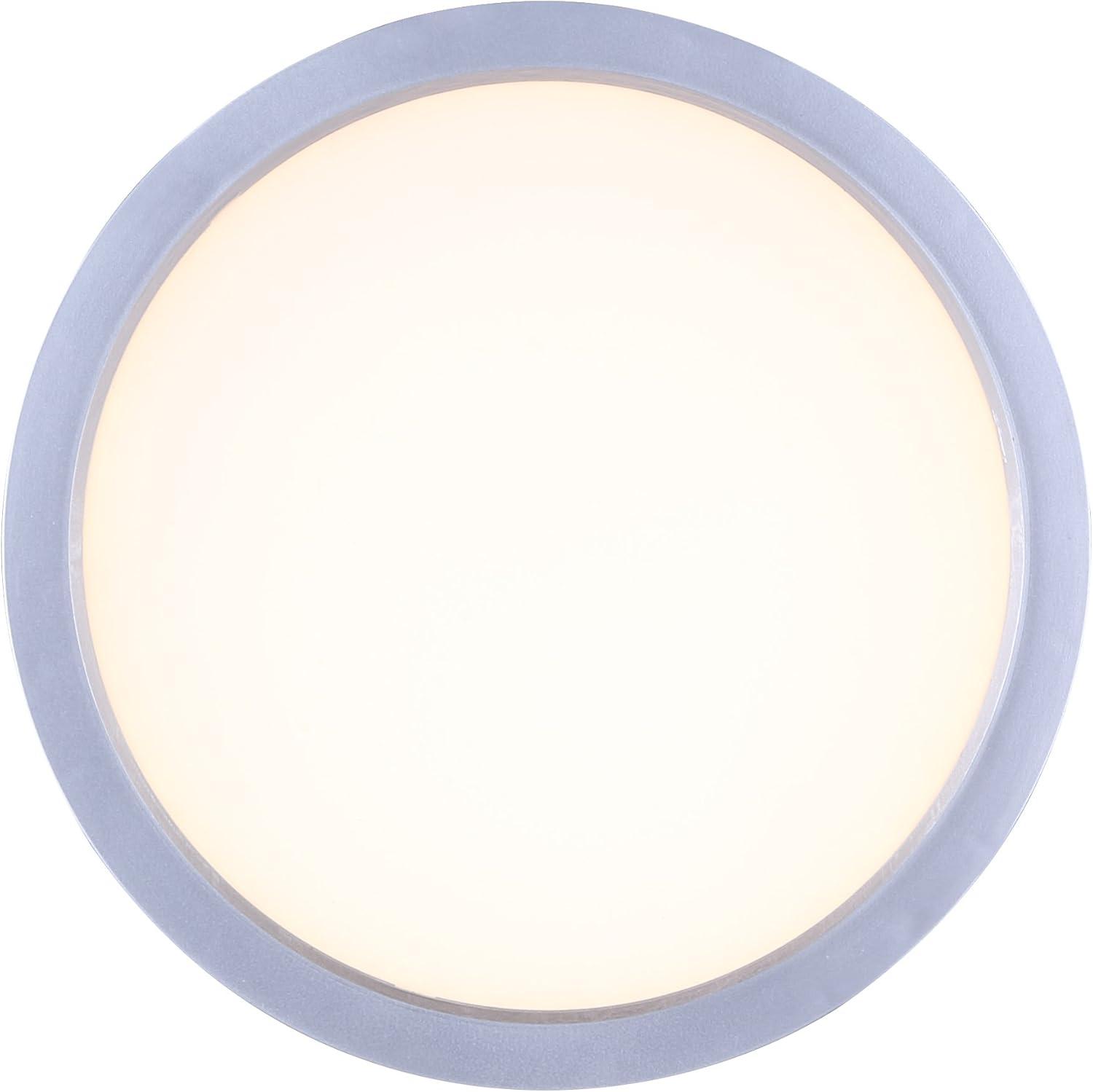 Sleek 7" Brushed Nickel LED Disc Light, Energy Star Rated