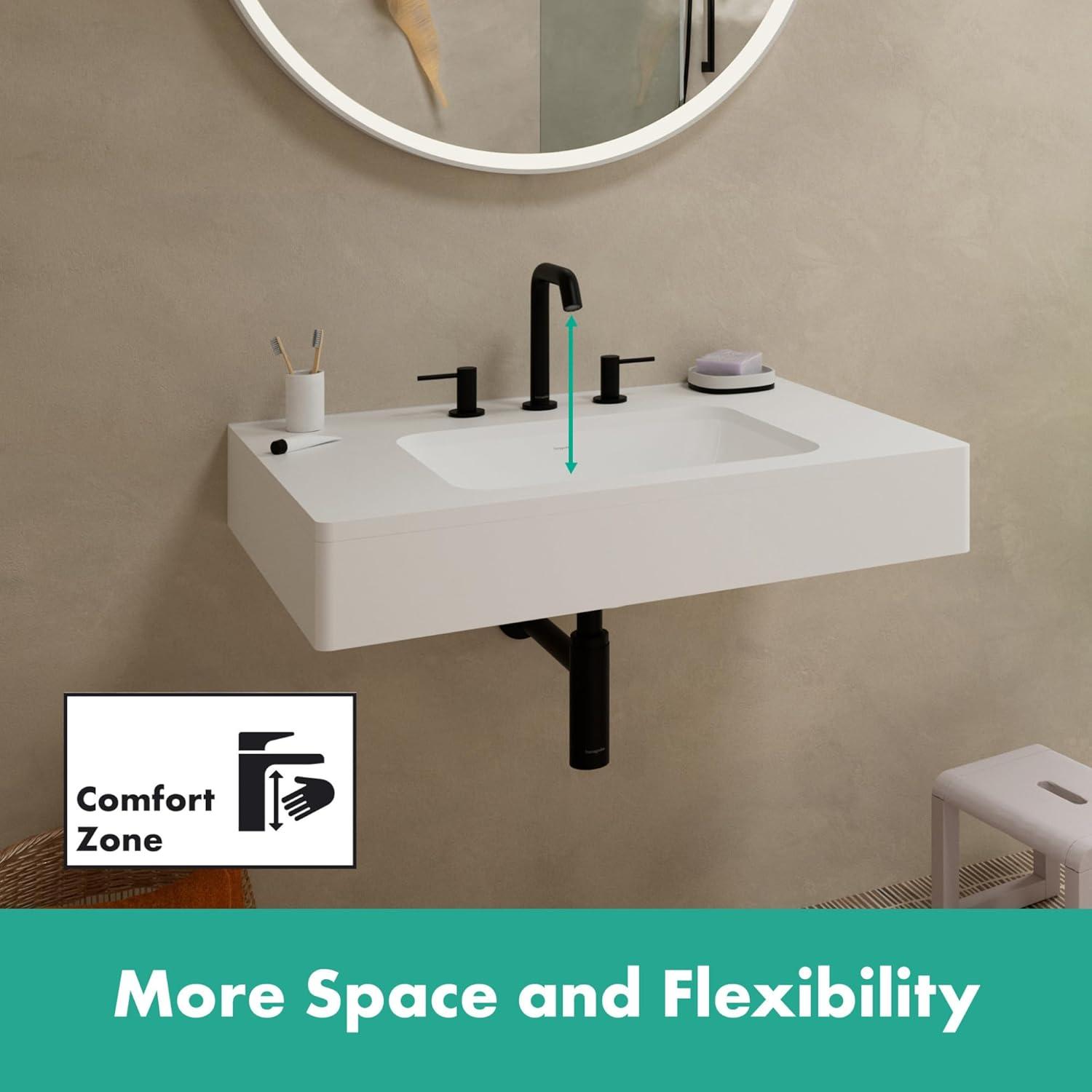 hansgrohe Tecturis S Widespread Faucet 150, 1.2 GPM