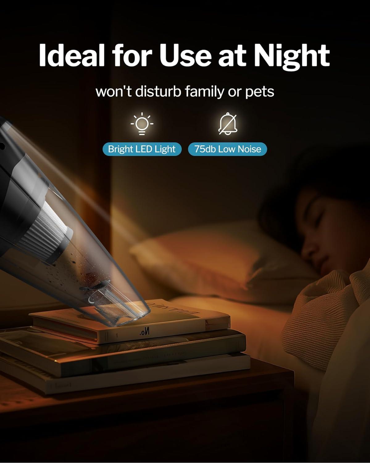 BEACHWATER POOL & SPA, LLC Handheld Vacuum Cordless With 2 Filters, Car Vacuum Cleaner High Power With Fast Charge Tech, Portable Rechargeable Mini Vacuum With Large-Capacity Battery | Wayfair