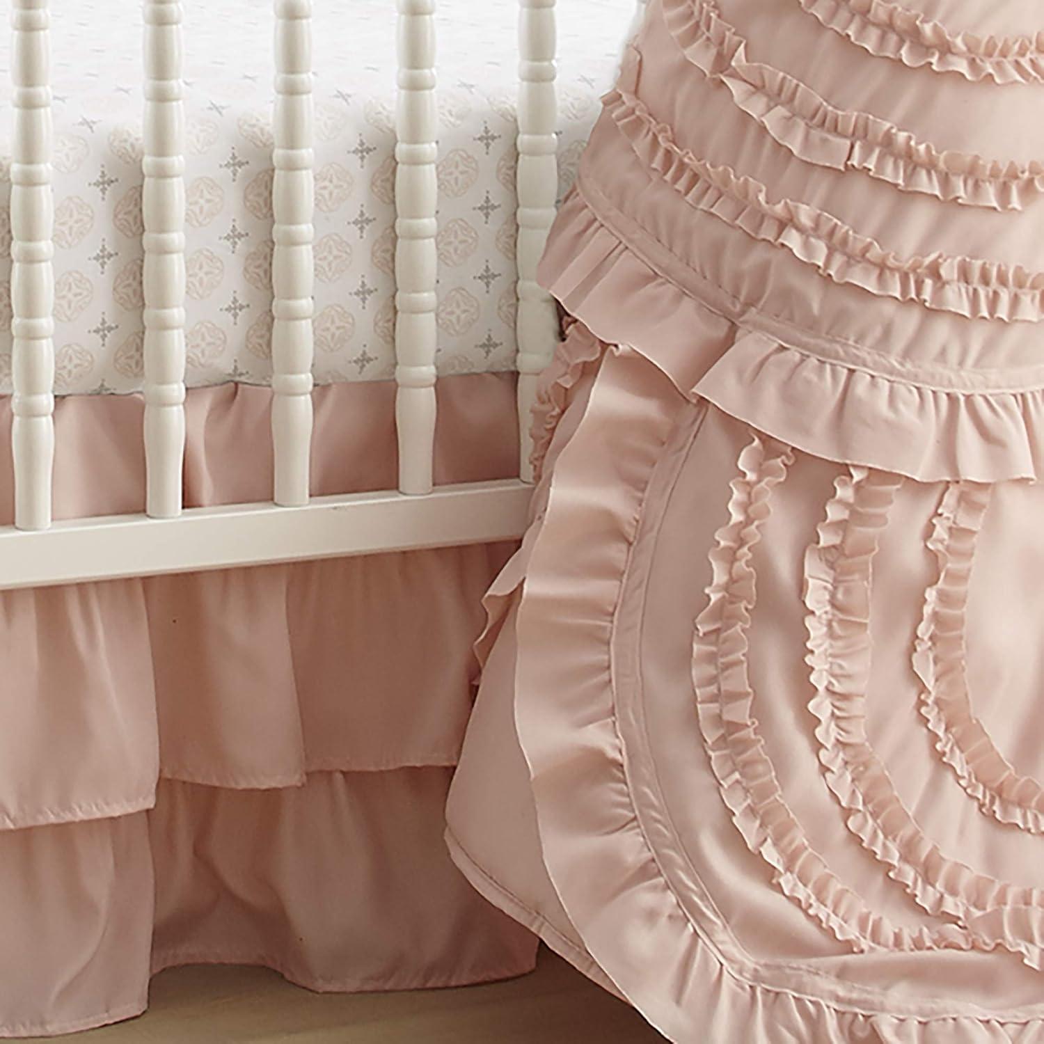 Skylar Blush 4-Piece Crib Bedding Set - Levtex Baby
