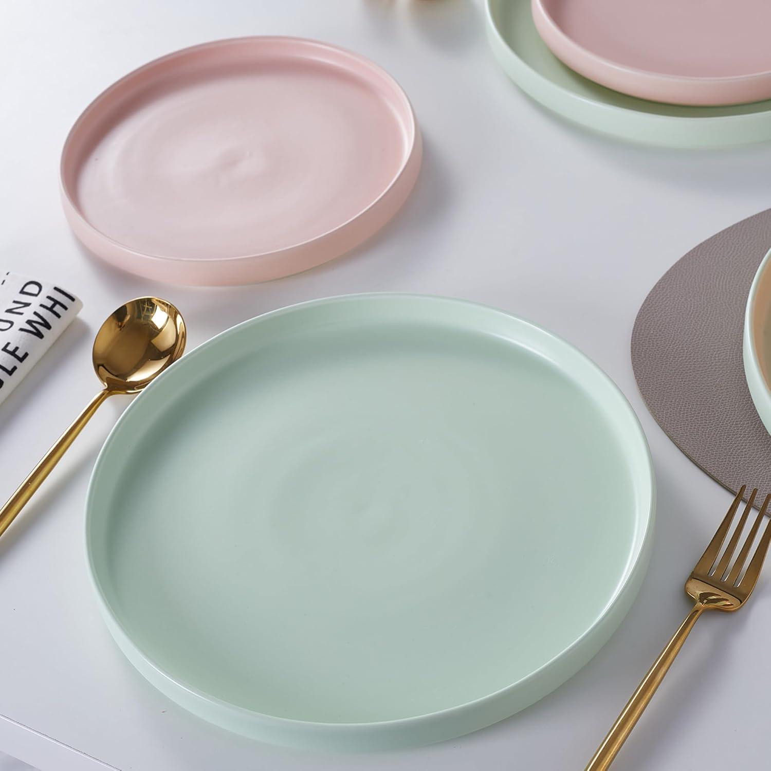Birch Lane™ Xander 6-Piece Dinner Plate Set Porcelain