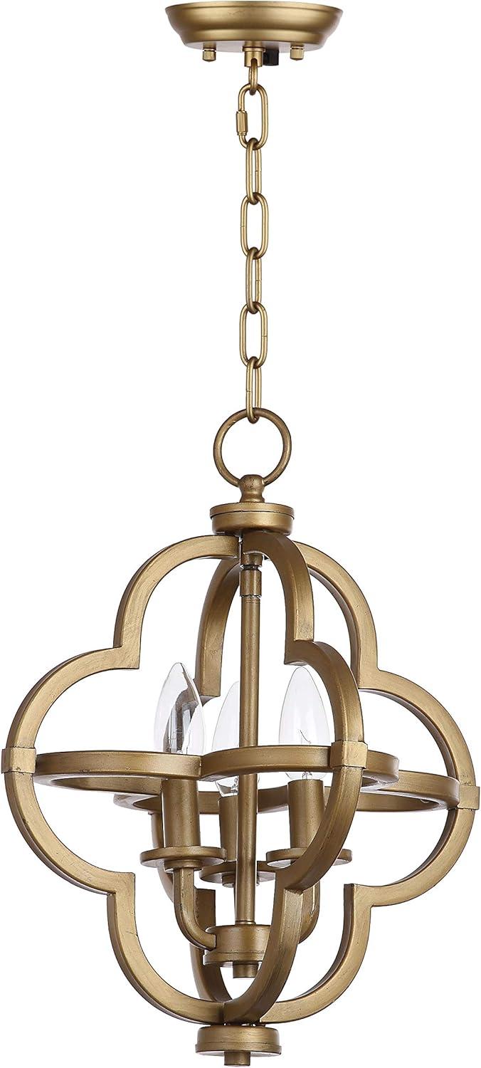 Mila Orb Pendant - LIT4372 - Brass - Safavieh