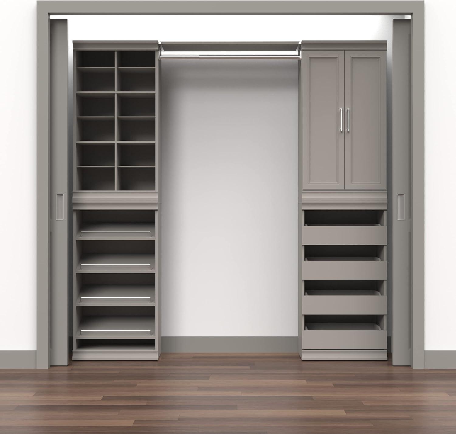 Modular Storage 36.02" W Shelf & Closet Rod