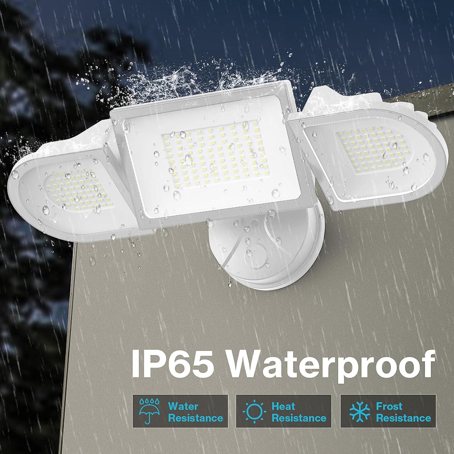 130W White LED Flood Light with Adjustable Heads