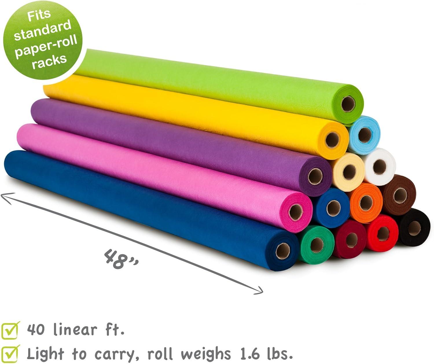 Smart-Fab® Art & Decoration Fabric Roll, 48" x 40', Black