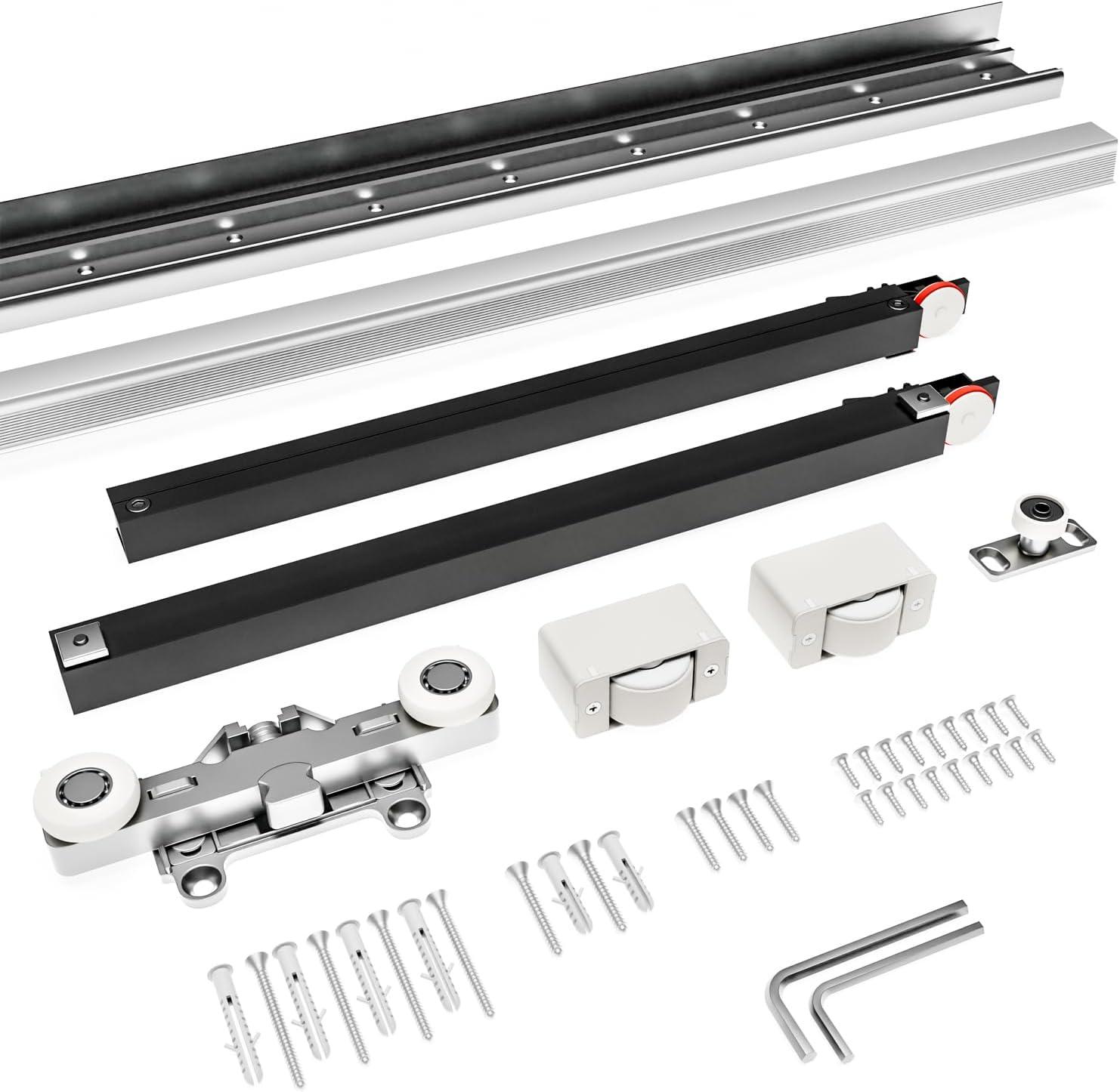 Concealed Invisible Magic Sliding Door Hardware Set for Sliding Doors