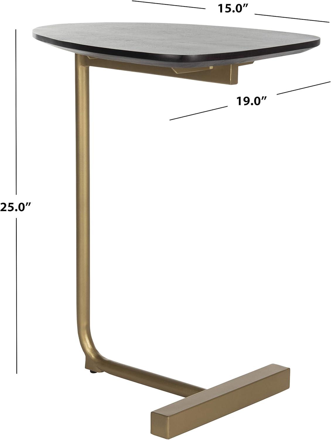 Kaiya C-Table - ACC3703A - Black/Gold - Safavieh