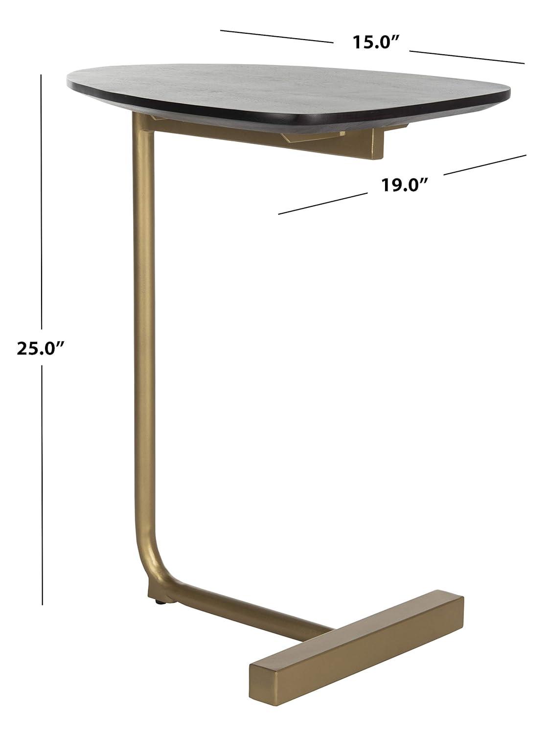 Kaiya C-Table - ACC3703A - Black/Gold - Safavieh