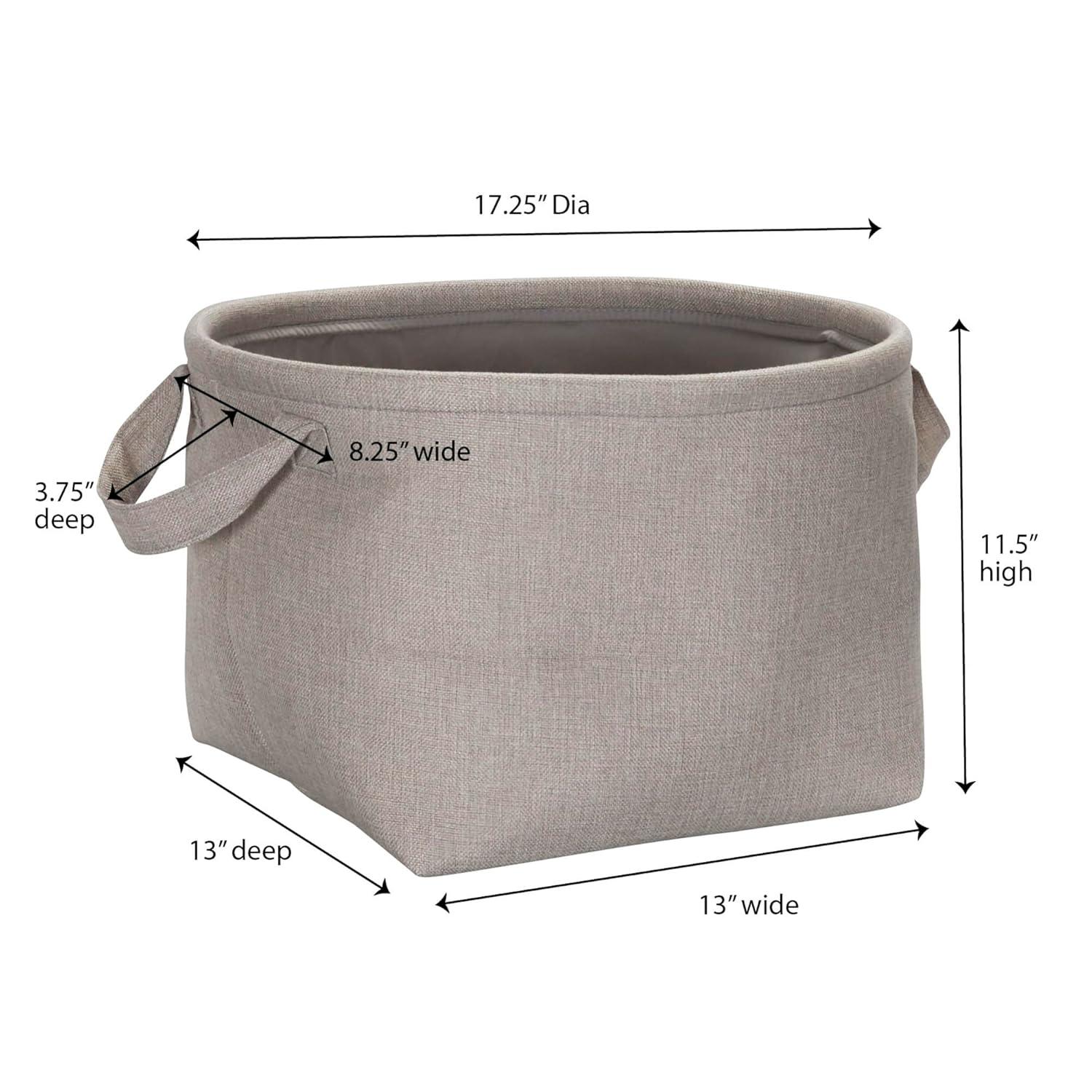 Fabric Basket With Handles 1