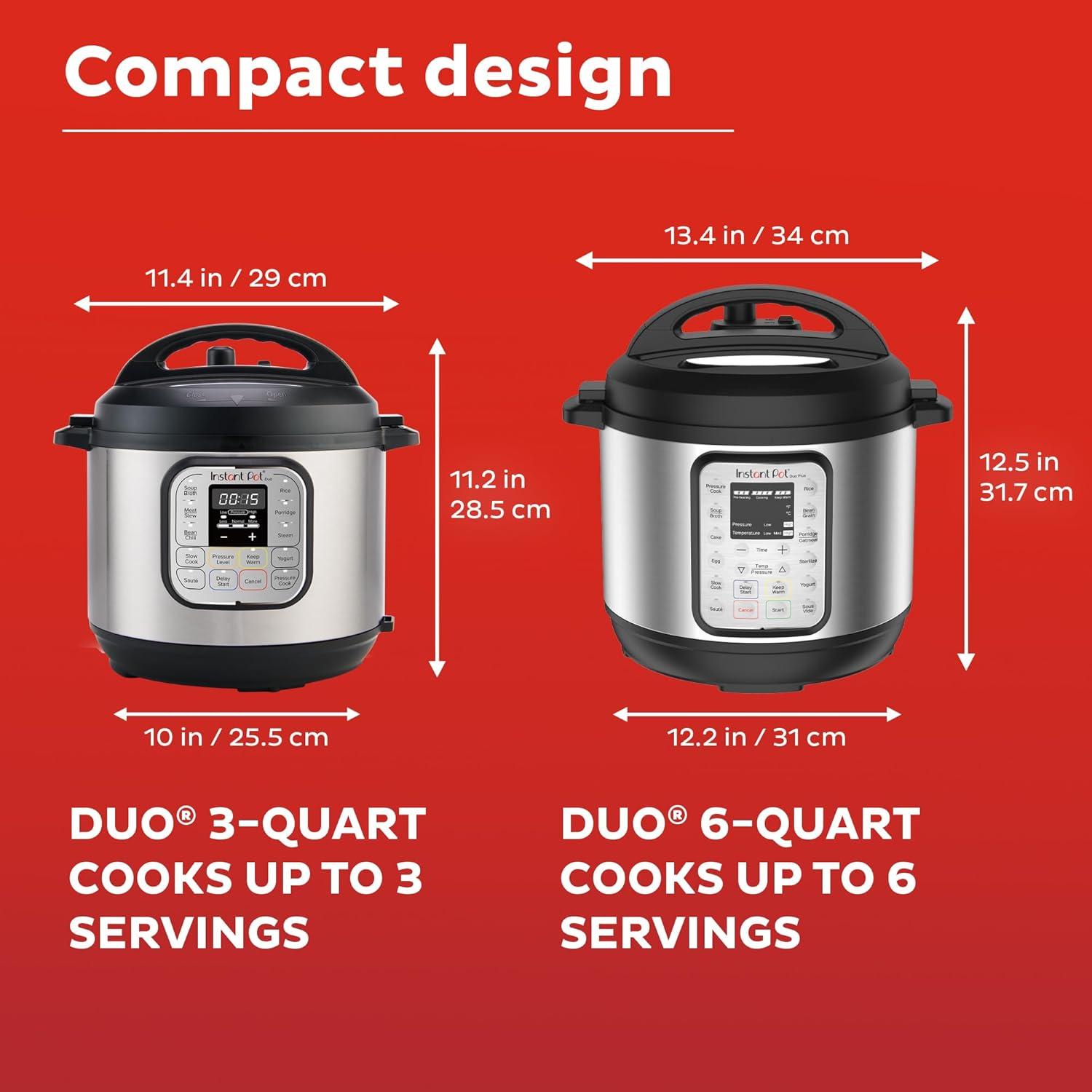 Stainless Steel 3-Quart 7-in-1 Electric Pressure Cooker