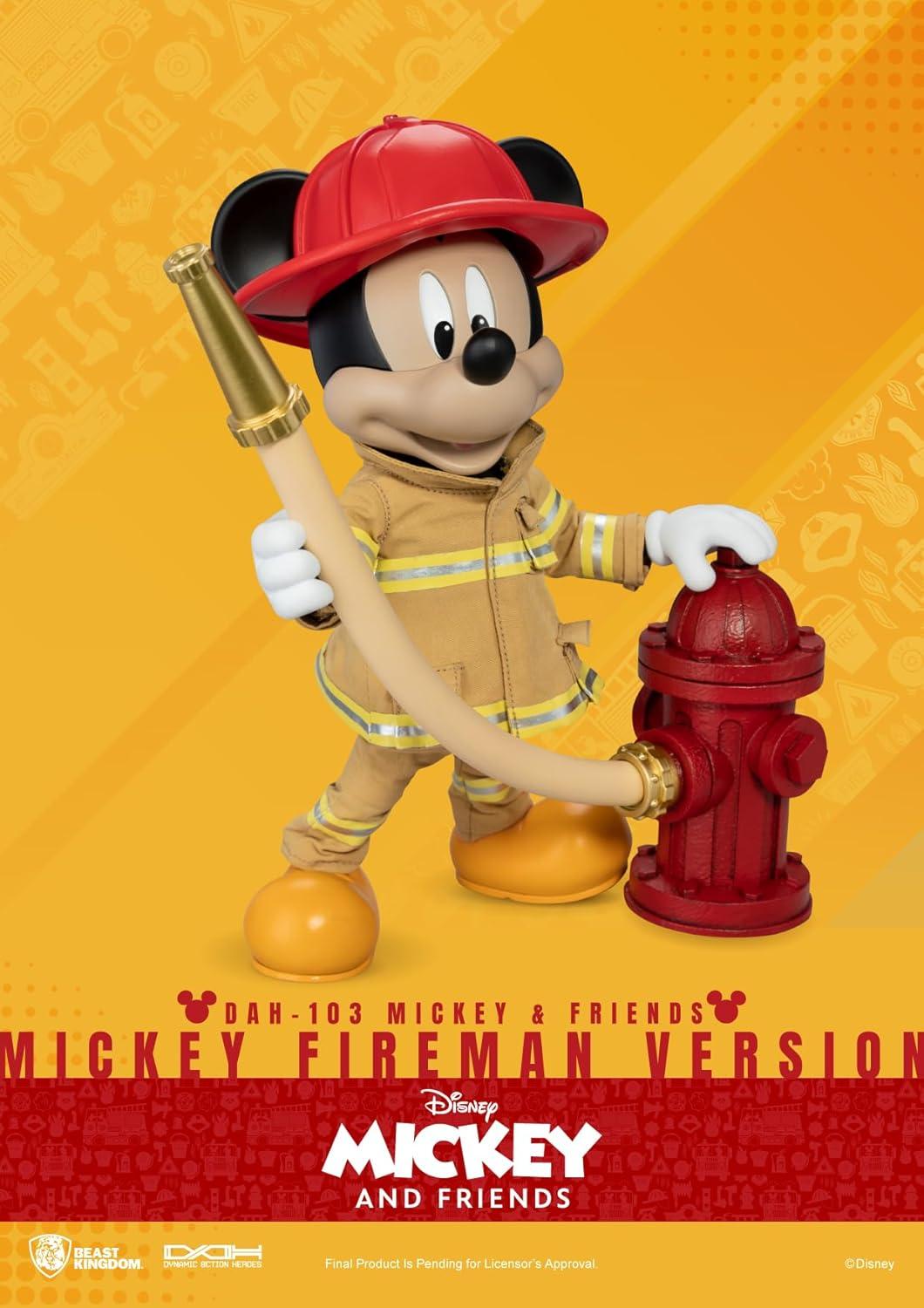 Mickey & Friends Mickey Fireman Version (Dynamic 8ction Hero)