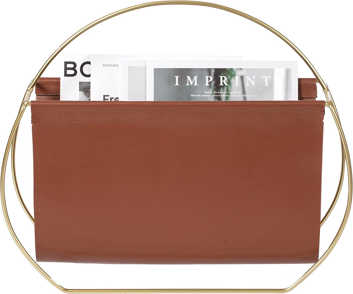 Mercer41 Baesmarc Metal Free Standing Magazine Rack