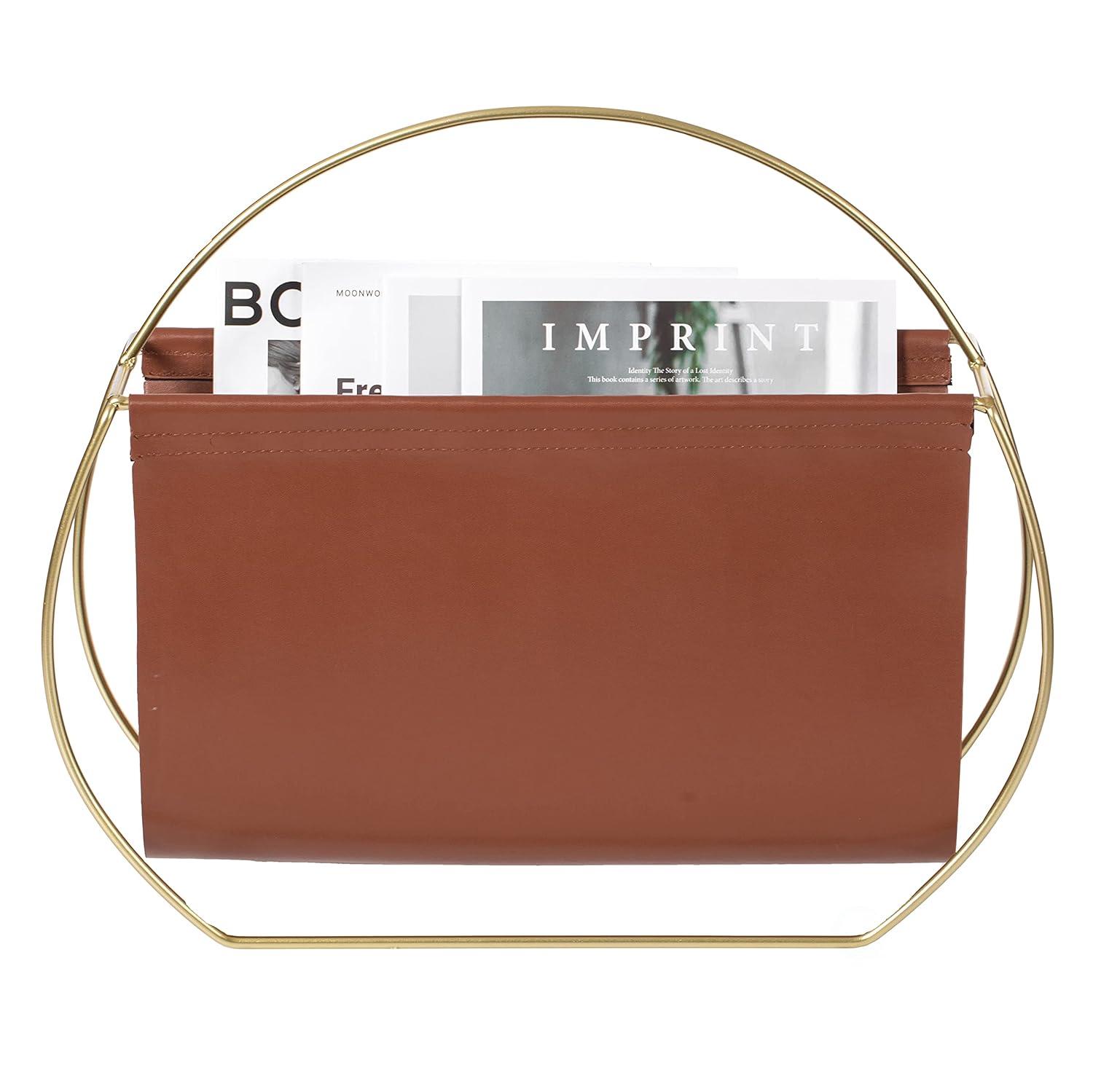 Mercer41 Baesmarc Metal Free Standing Magazine Rack