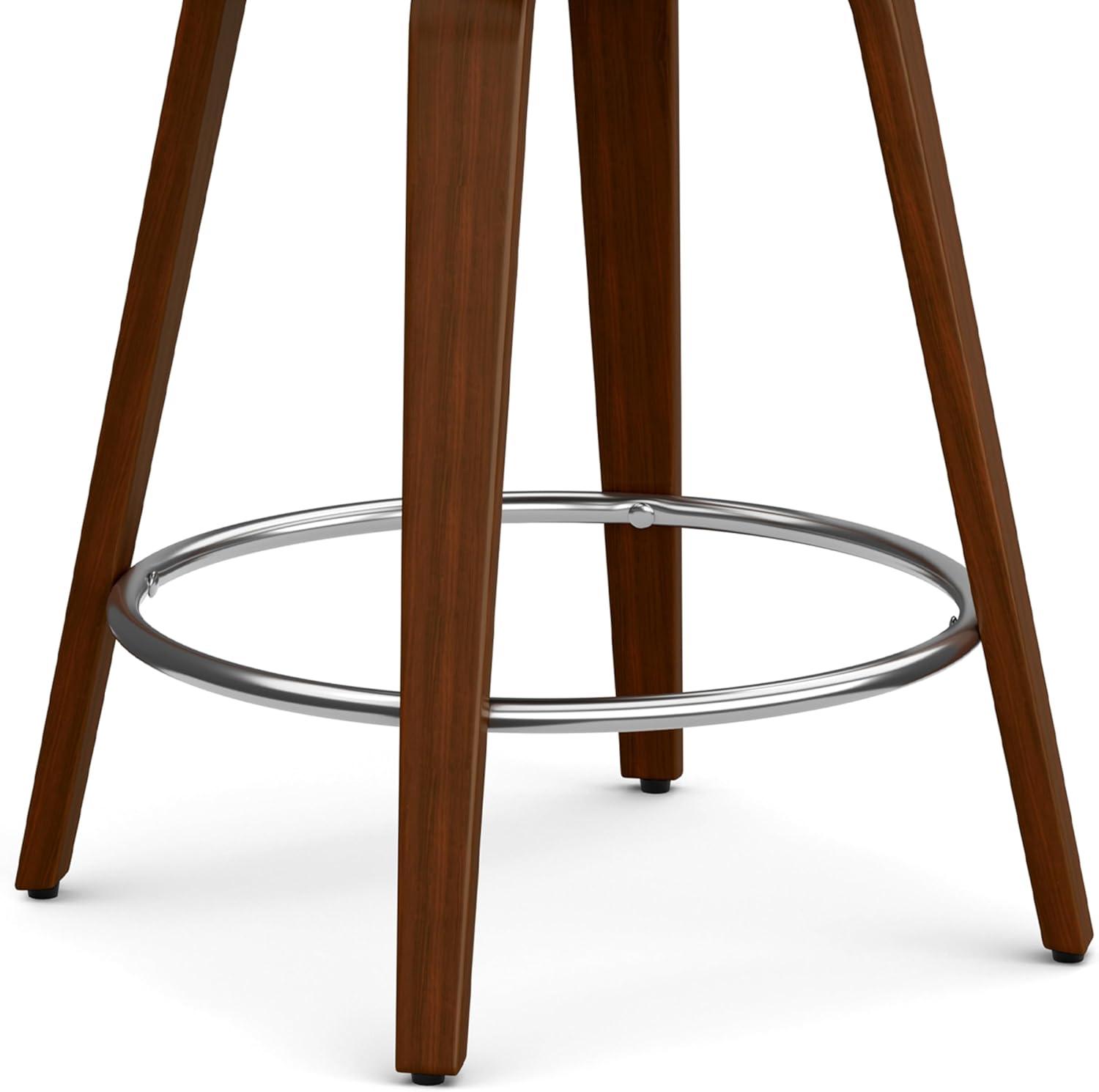 Roland Swivel Upholstered Counter Stool