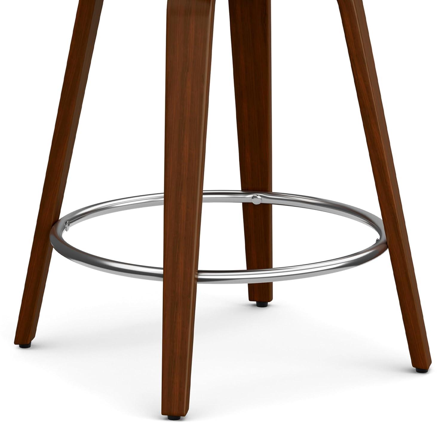 Roland Swivel Upholstered Counter Stool