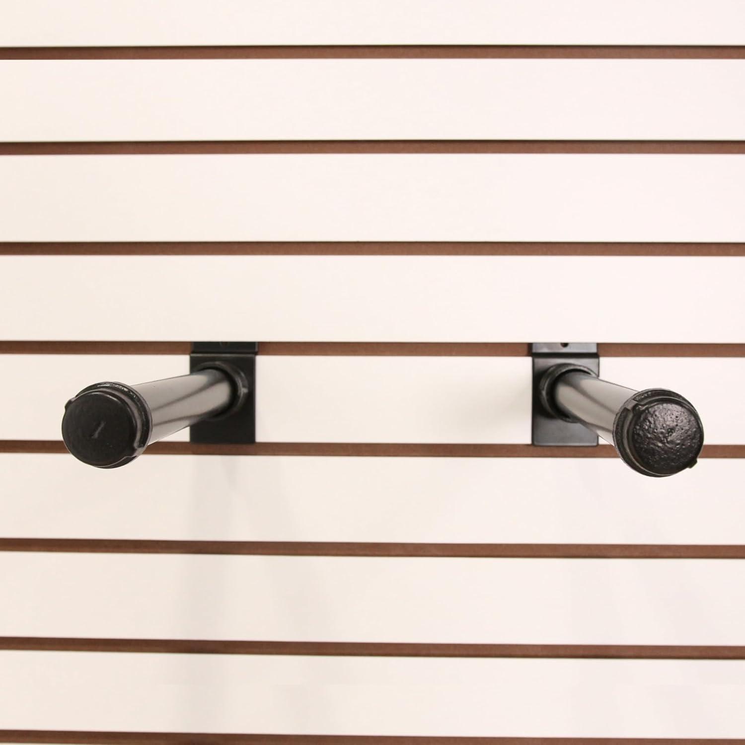 4ft x 2ft Horizontal White Slatwall Panels Easy Organizer (24"H x 48"L) - Pack of 2 - Streamline Your Space with Effortless Retail Displays  Garage Wall Solutions  and Craft Storage Organization