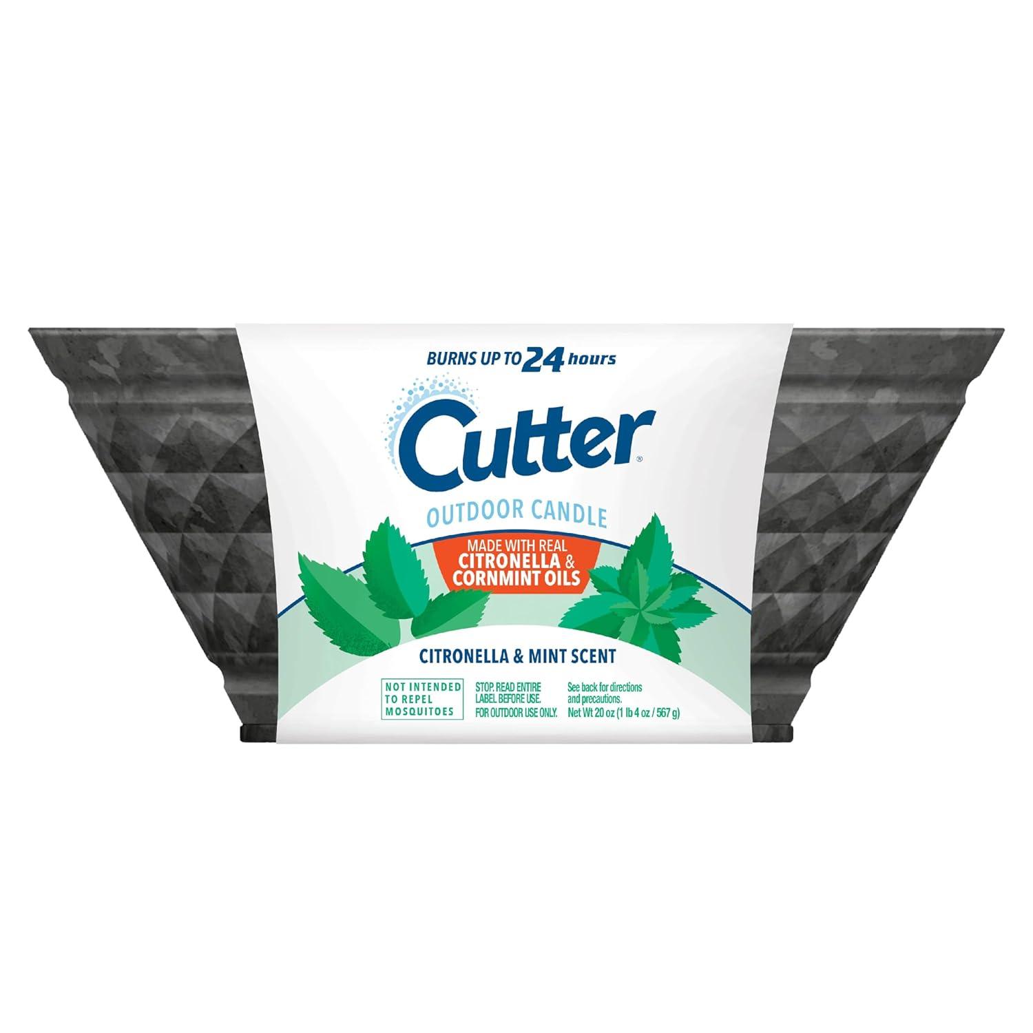 Cutter 7301690 20 oz Citro Guard Citronella Candle for Mosquitoes & Other Flying Insects