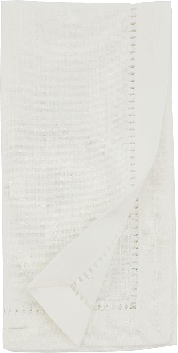 Saro Lifestyle Napkin With Hemstitch Border Design (Set of 12)