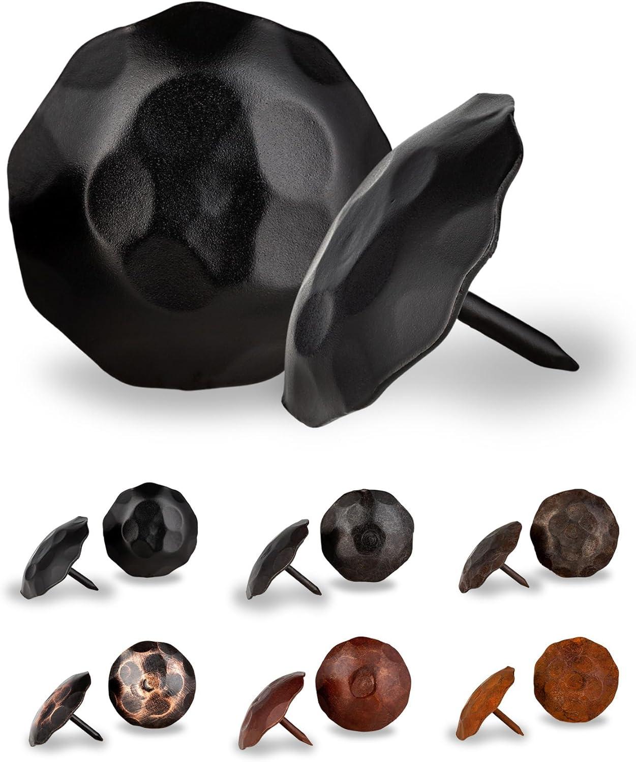 10 Pack 1.5 Inch Oil Rubbed Bronze Decorative Door Nail Clavos By Borderland Rustic Hardware