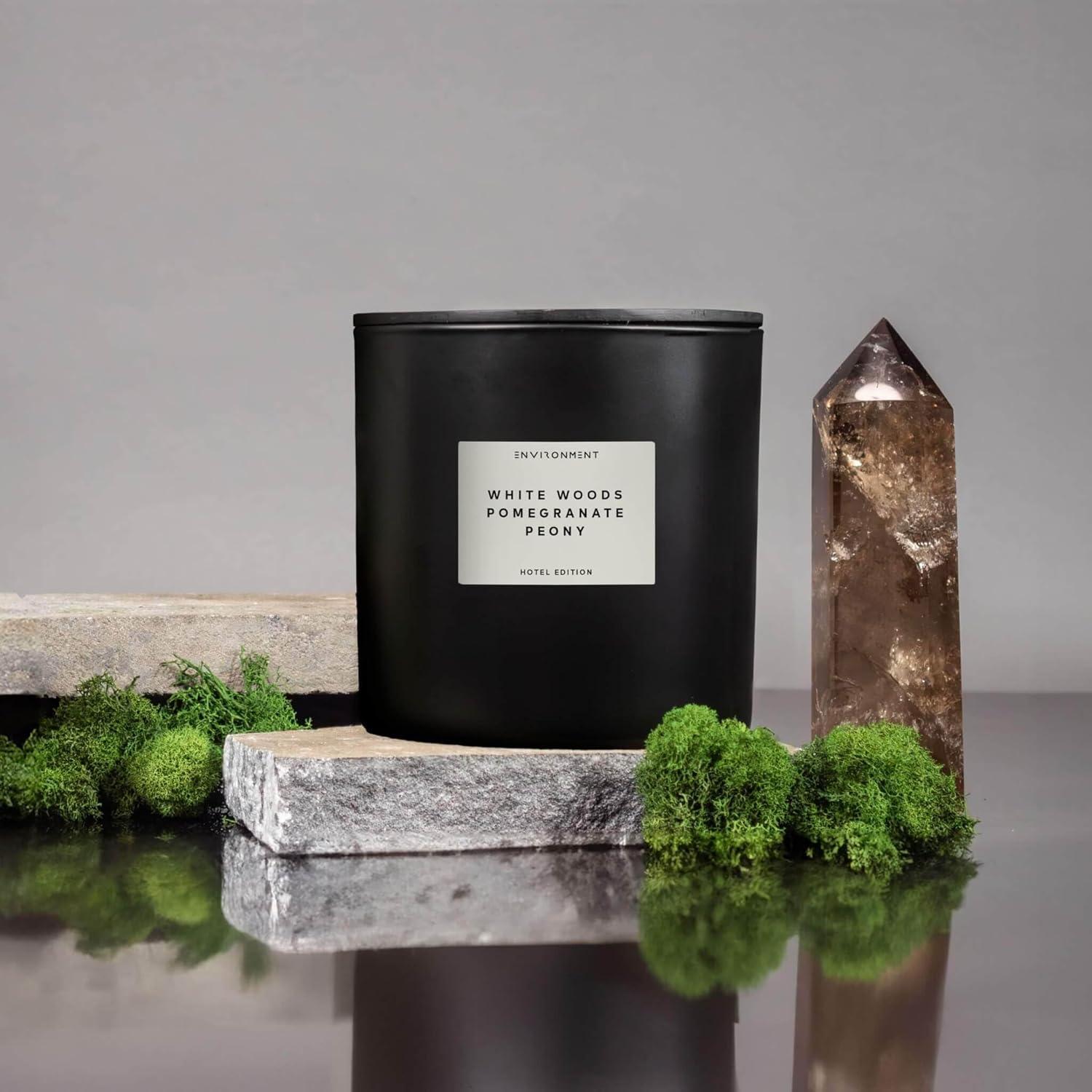 55oz White Woods | Pomegranate | Peony Candle (Inspired by The Aria Hotel®)