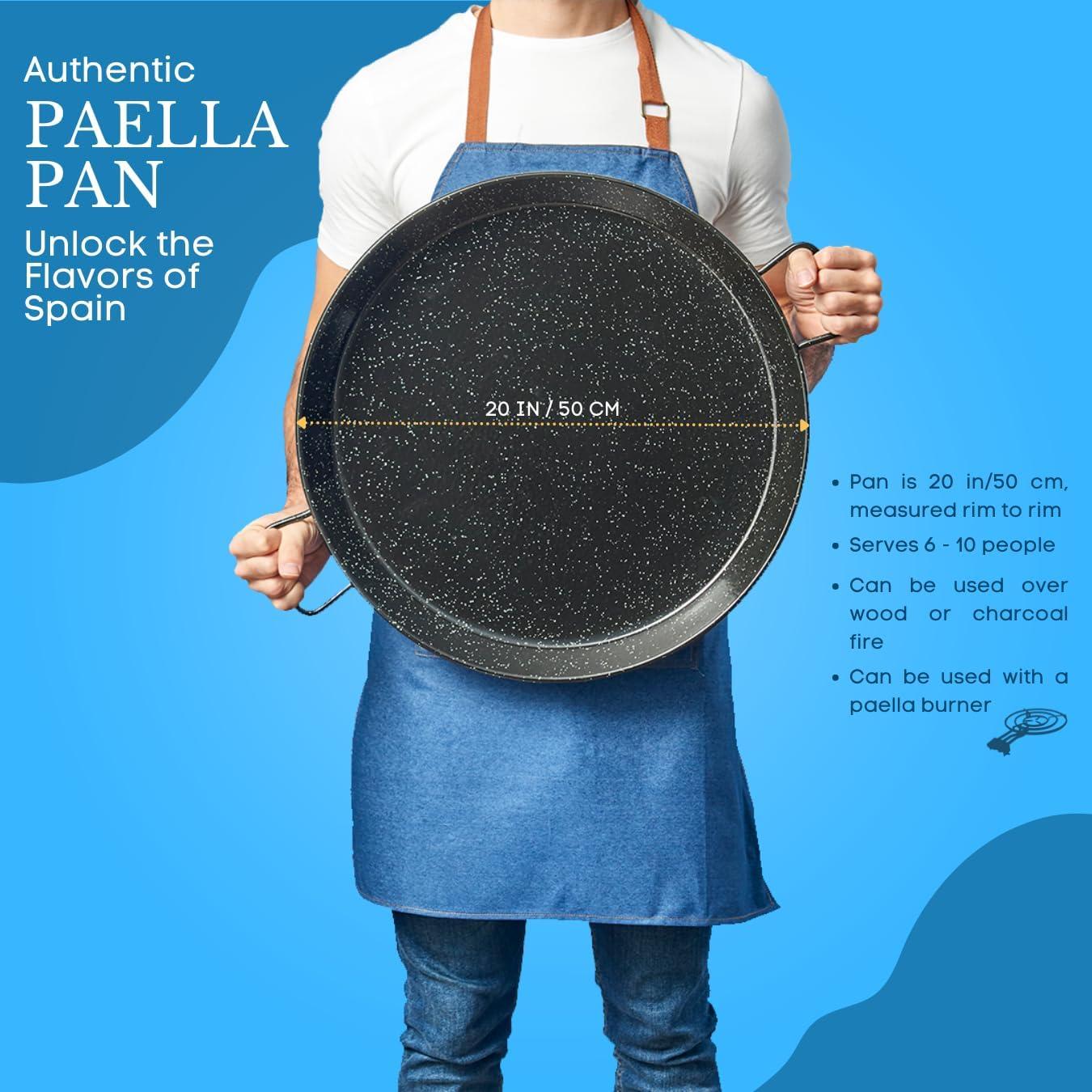 Garcima Enamel Steel Paella Pan