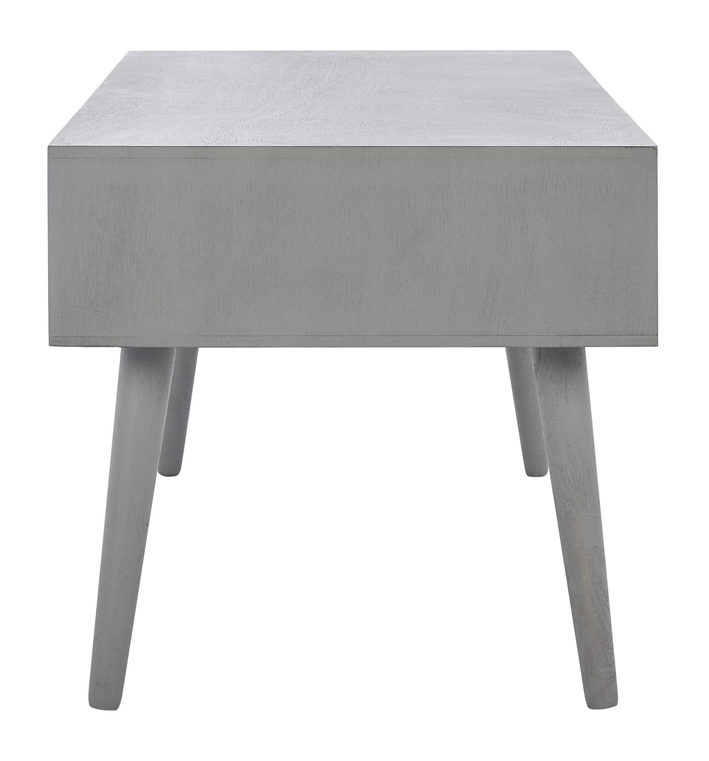 Mozart Mid-Century Coffee Table - Distressed Grey - Safavieh