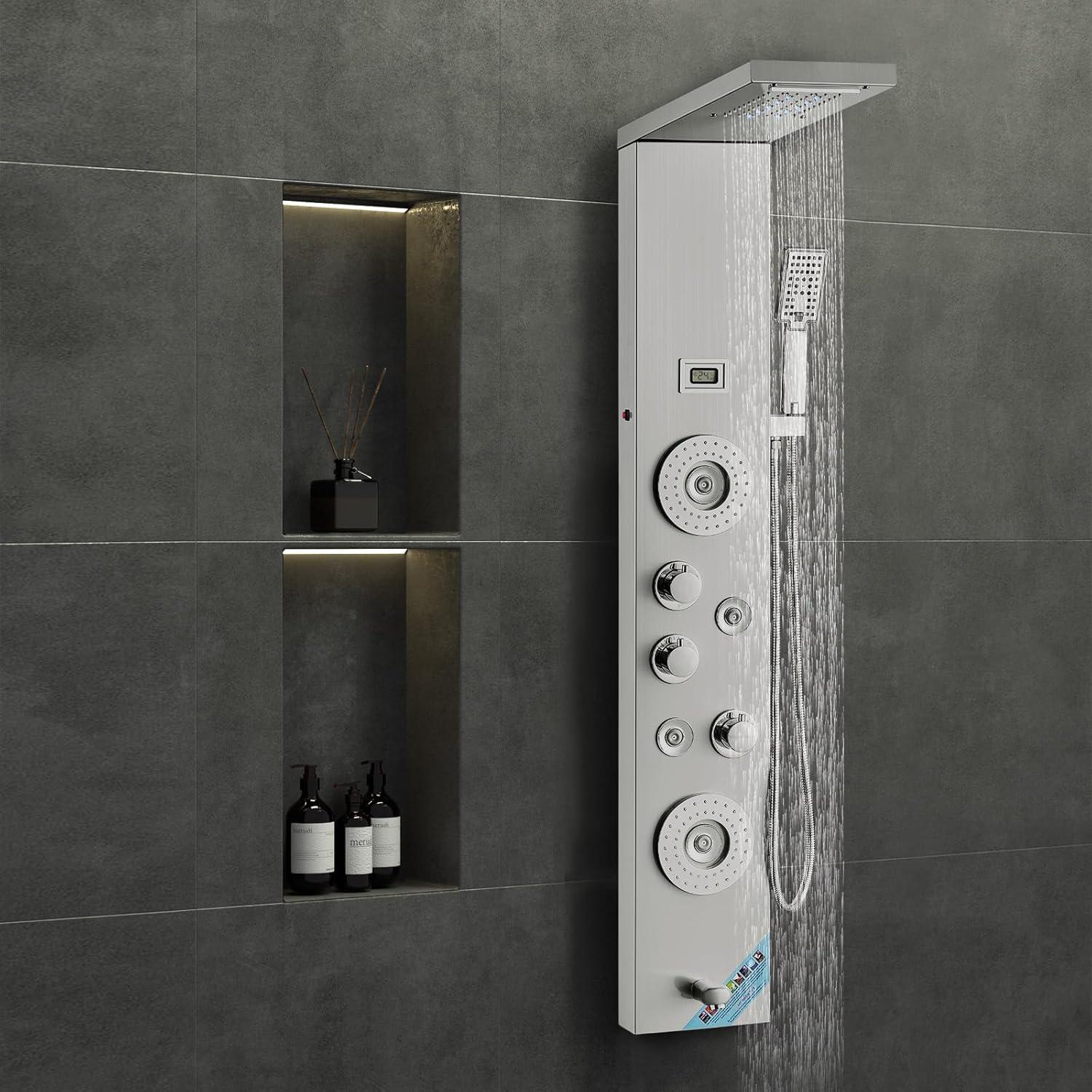 52'' Shower Panel with Handheld Shower Head