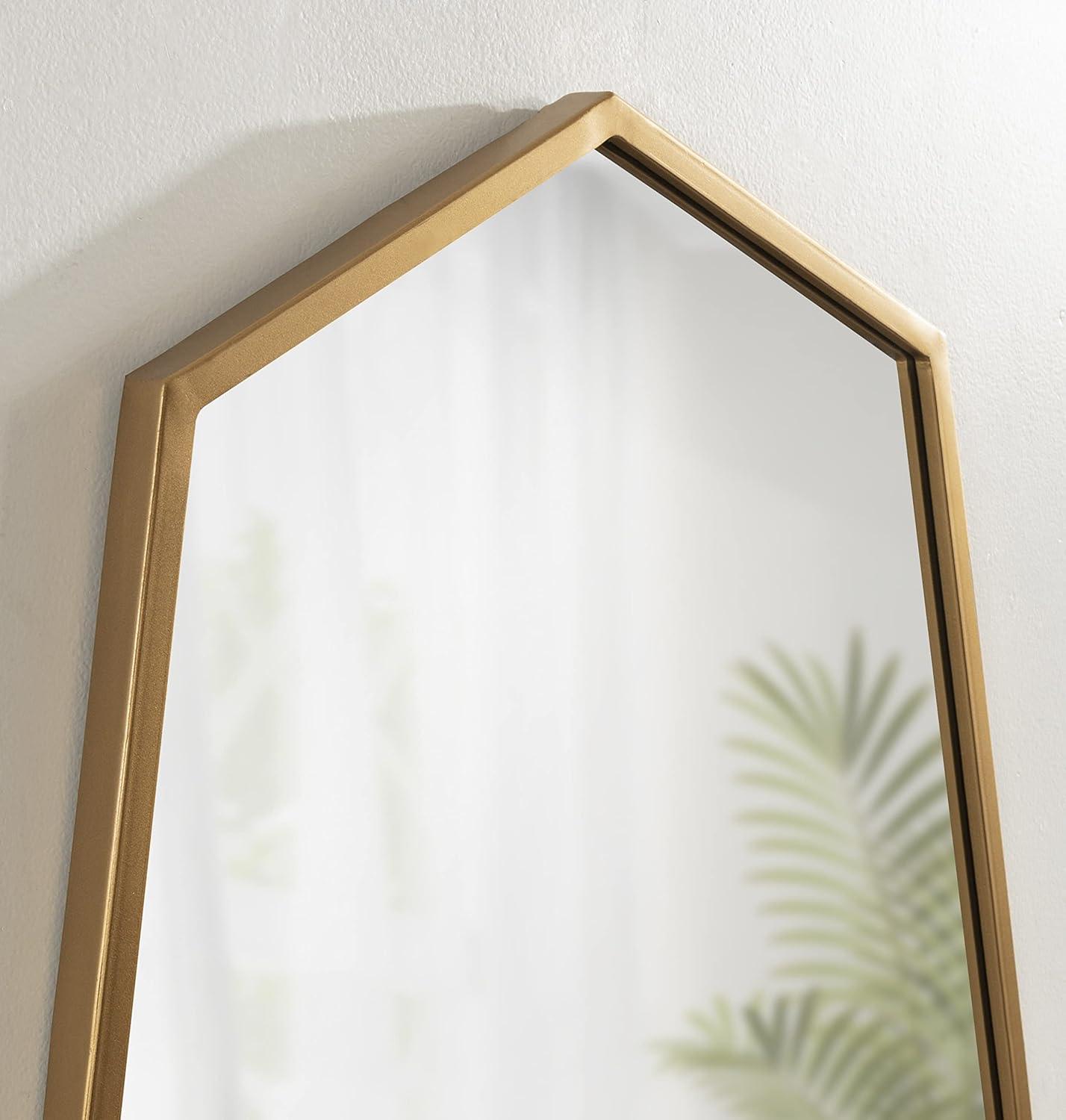 23" x 30" Hammell Framed Wall Mirror Gold - Kate & Laurel All Things Decor