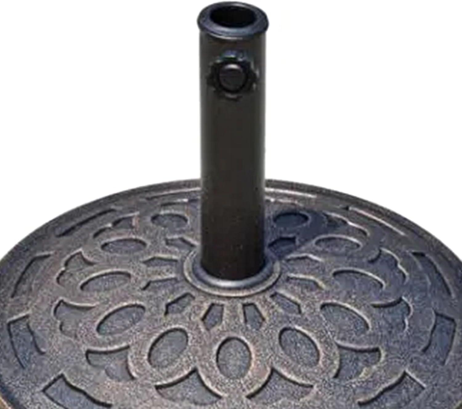 Bronze 18-Inch Round Plastic Umbrella Base