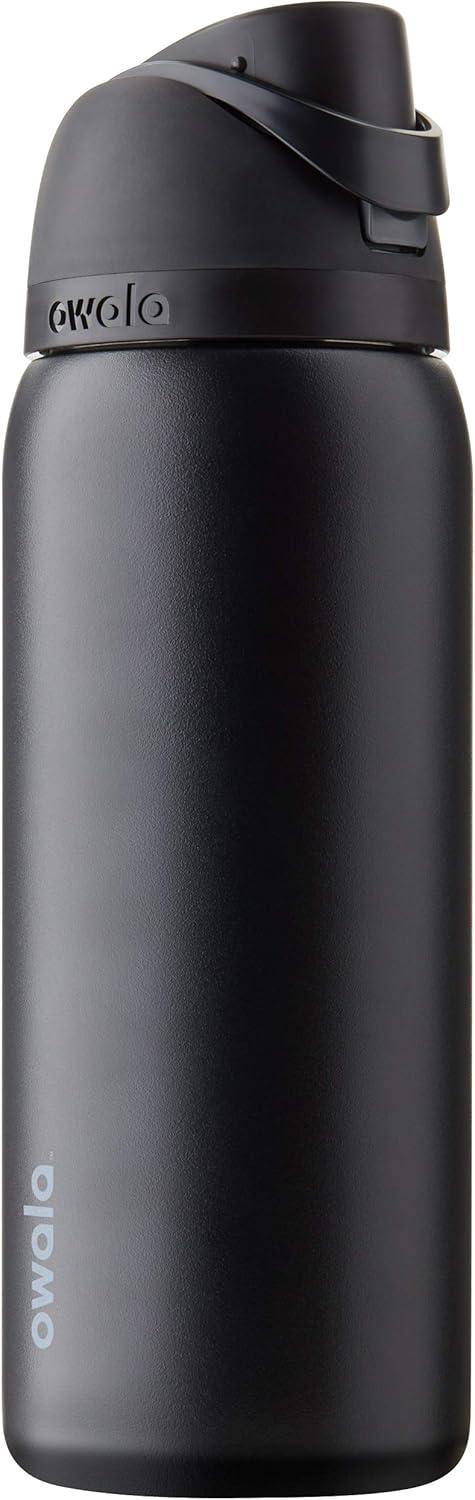 Owala 32oz Very Dark Black Stainless Steel Water Bottle