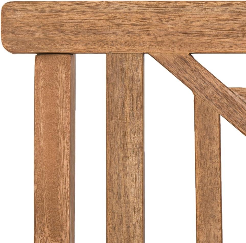 Del Mar 3 Seat Bench - Outdoor - PAT6737 - Natural/Beige - Safavieh