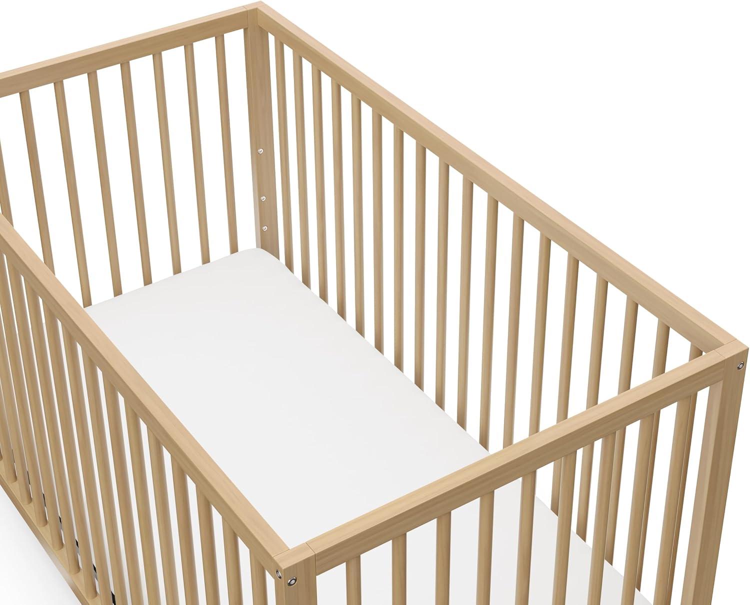 Teddi 4-in-1 Mini Convertible Crib with Mattress