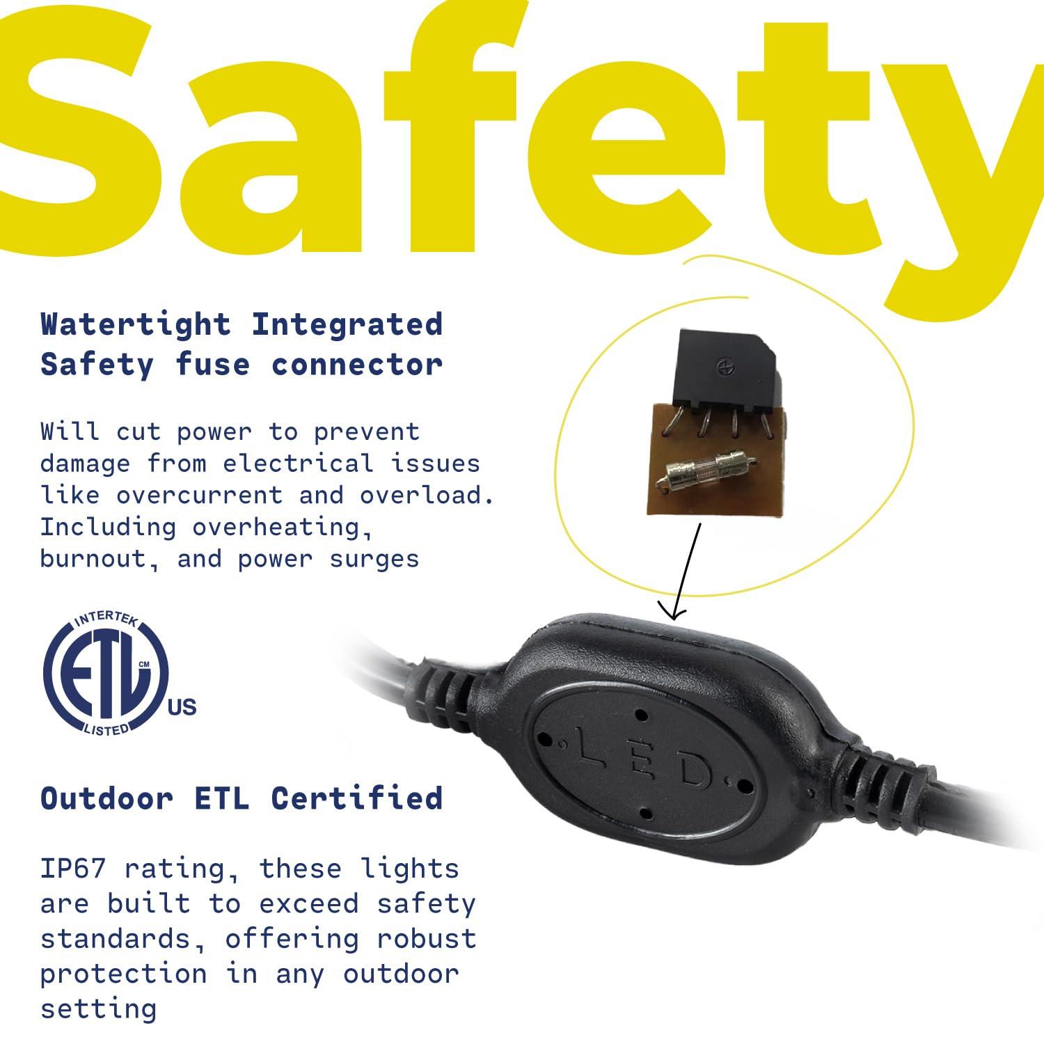 West Ivory 1656LEDs, 150ft Warm White LED Rope Light, Connectable Outdoor Permanent Waterproof Accent Exterior Lighting, PVC Case, ETL Certified, for Holiday, Backyard Patio, Home Garden, Decorative