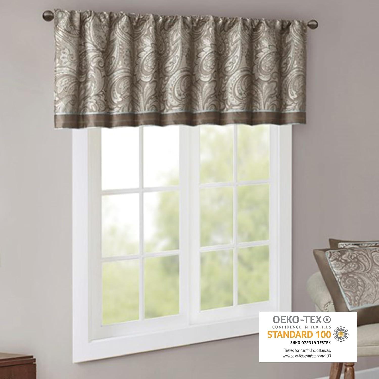 Aubrey Jacquard Window Valance