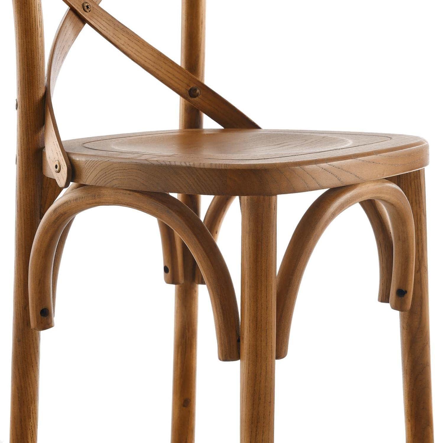 Farmhouse Charm meets Contemporary Style: Exquisite Gear Bar Stool