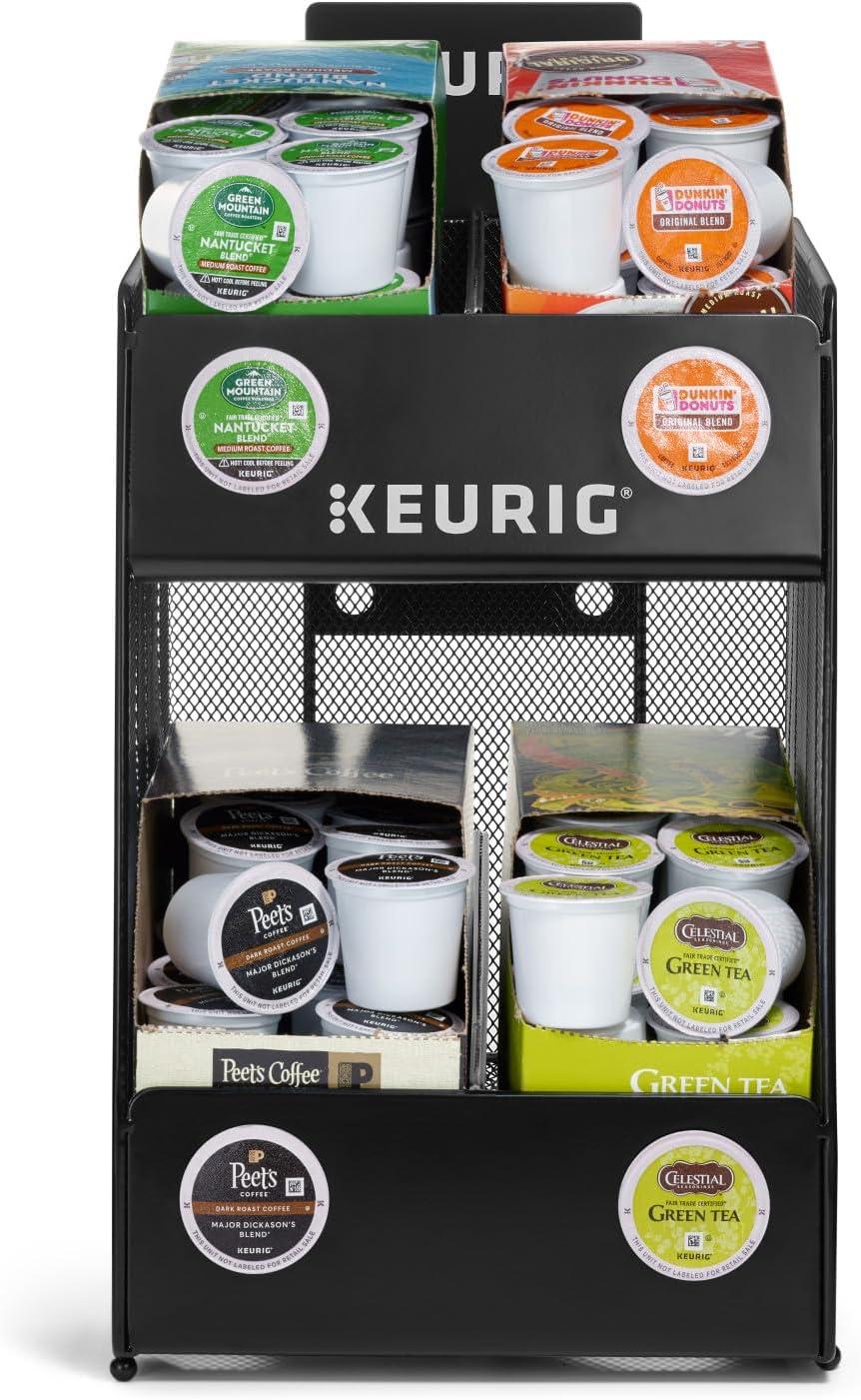 Keurig Mesh K-Cup® Pod 4-Sleeve Storage Rack - Metal - 1 Carton