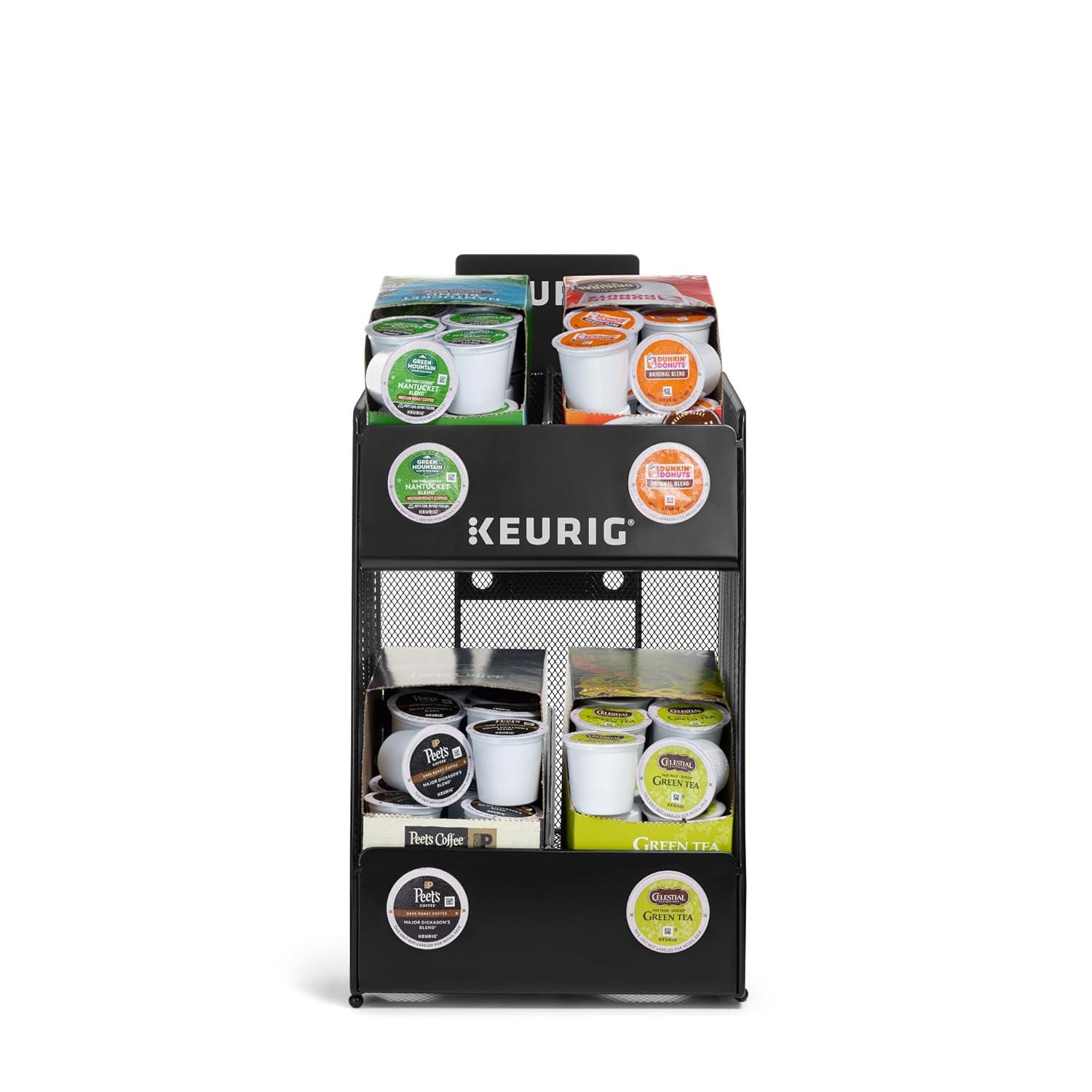 Keurig Mesh K-Cup® Pod 4-Sleeve Storage Rack - Metal - 1 Carton