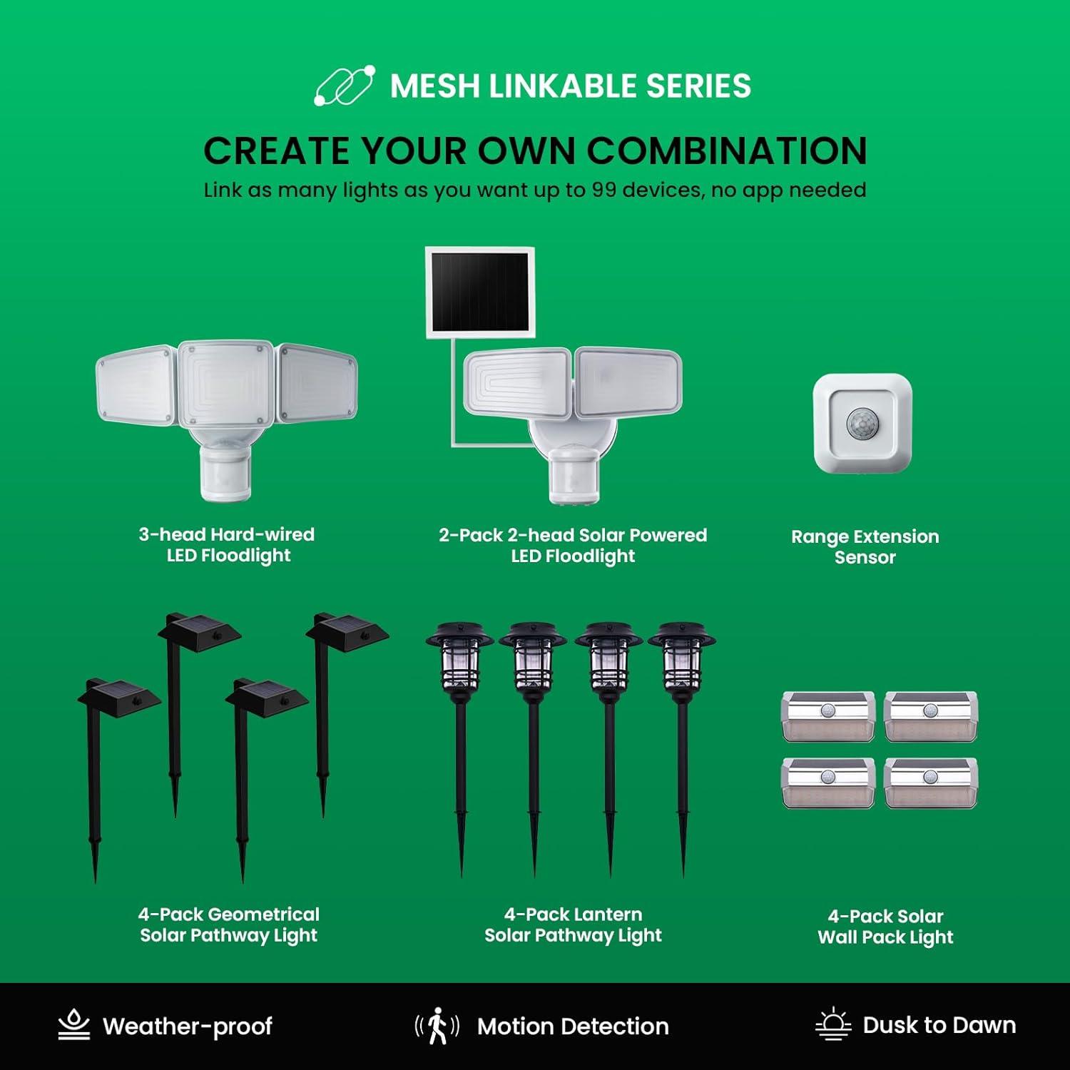 Low Voltage Solar Powered Integrated LED Pathway Light