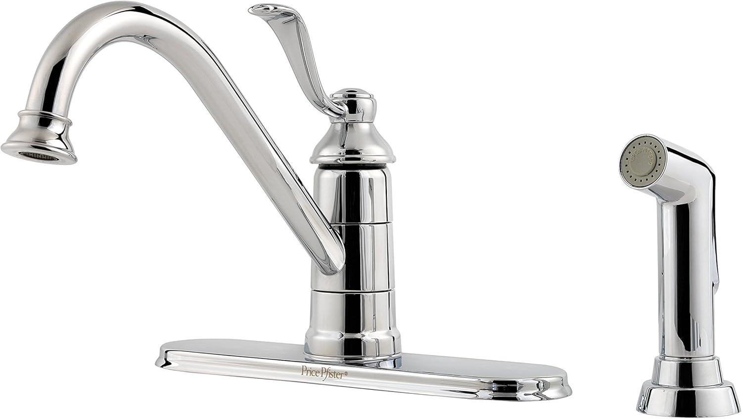 Portland Single Handle Kitchen Faucet with Side Spray