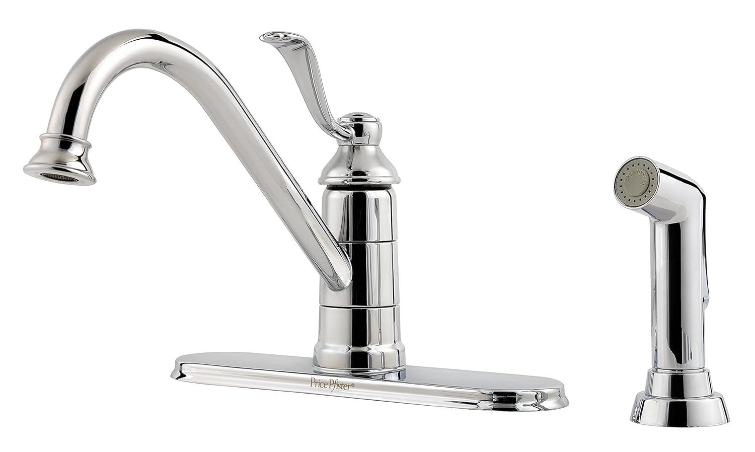 Portland Single Handle Kitchen Faucet with Side Spray