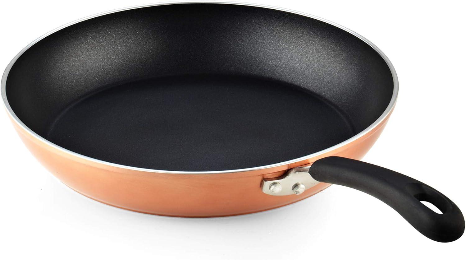 Cook N Home 8 in. Aluminum Non-Stick Omelette Pan