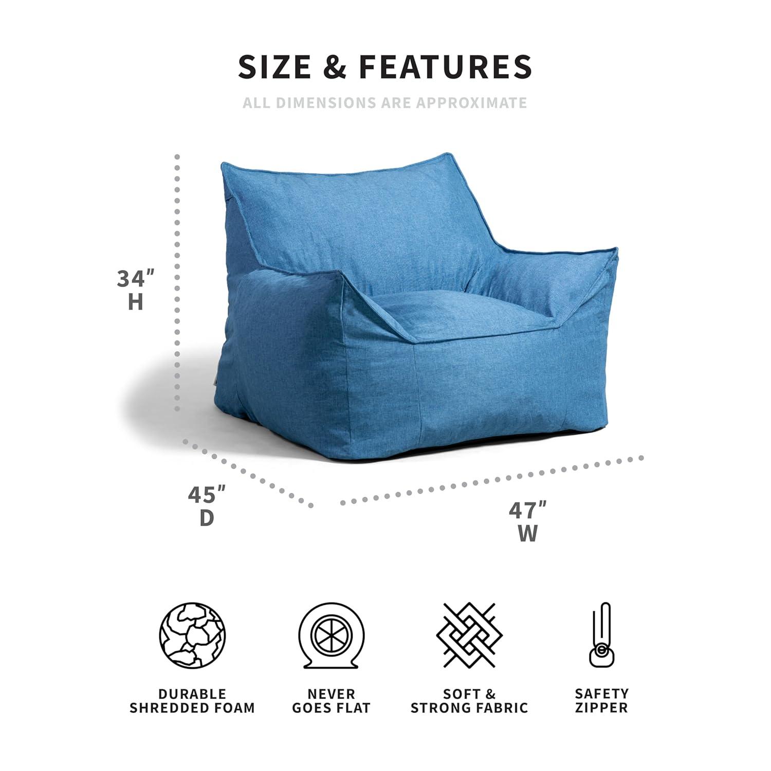 Big Joe Upholstered Pouf