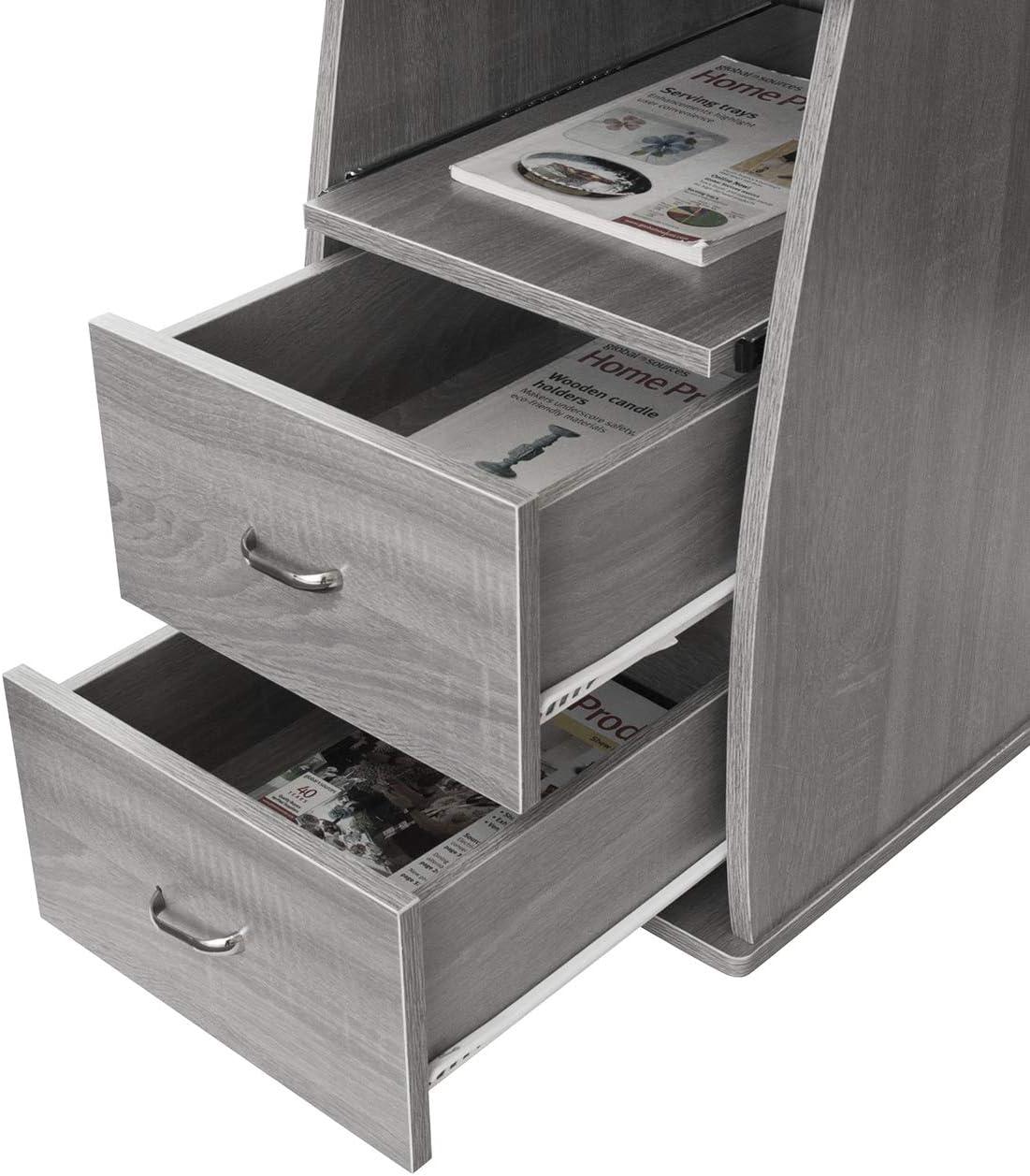Hokku Designs Techni Mobili Complete Computer Workstation Desk With Storage
