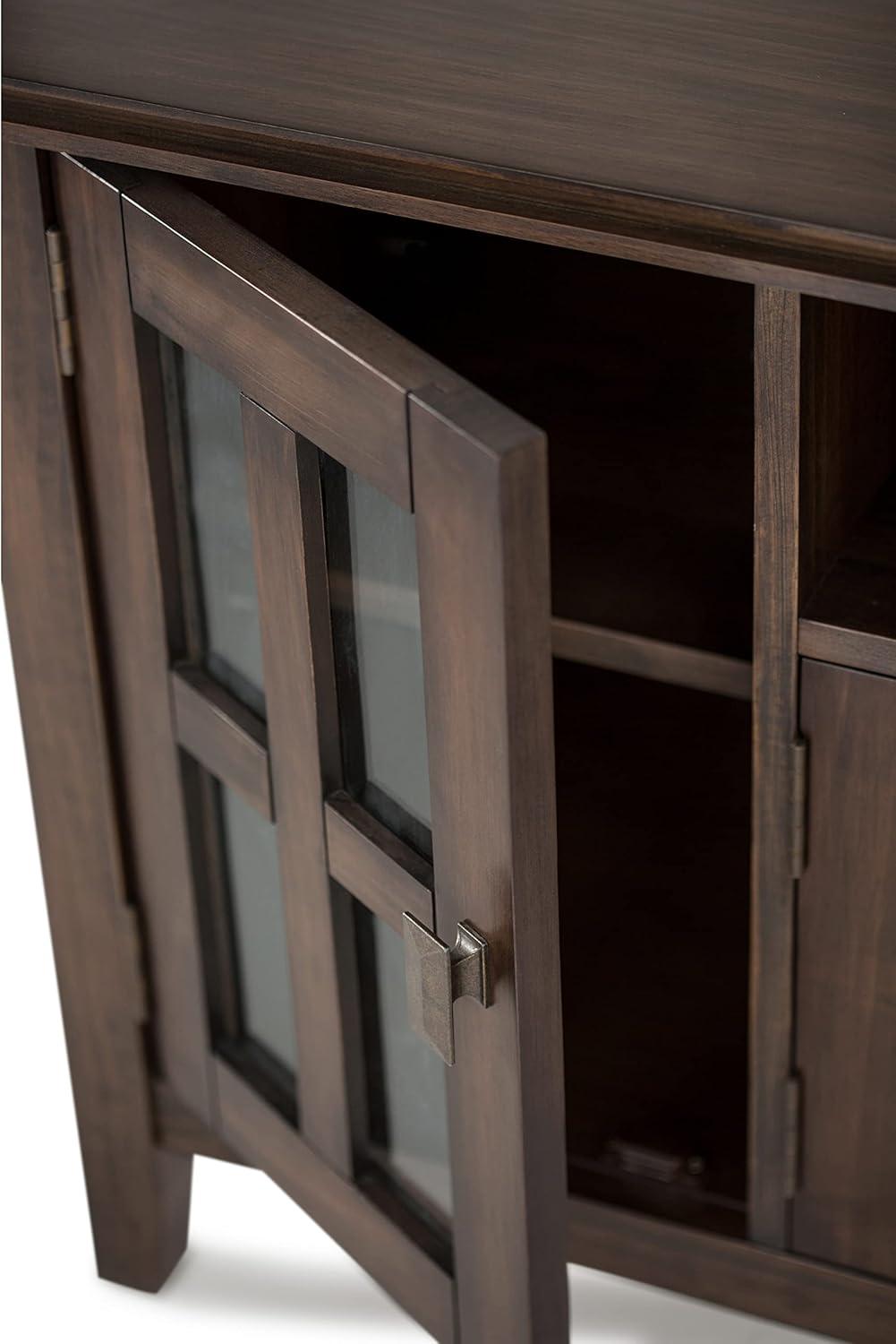 Simpli Home Artisan SOLID WOOD 72 inch TV Media Stand