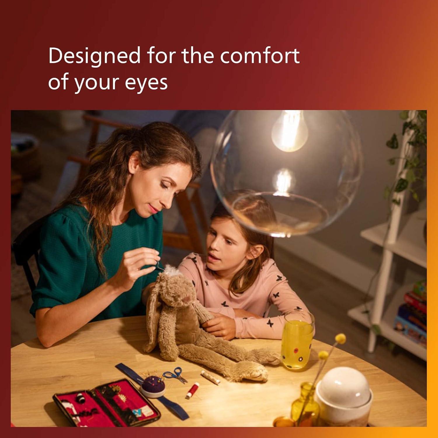 Philips LED 40W Clear ST19 Soft White: Dimmable, 400 Lumens, E26 Base, Energy Star Certified, 2-Pack