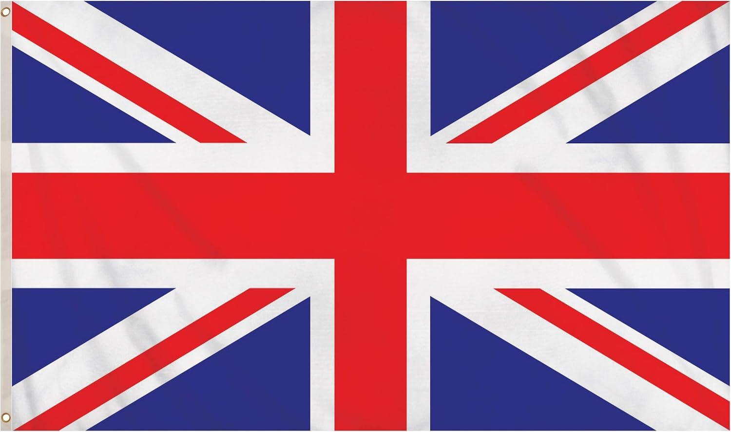 United Kingdom Union Jack Polyester Flag with Grommets